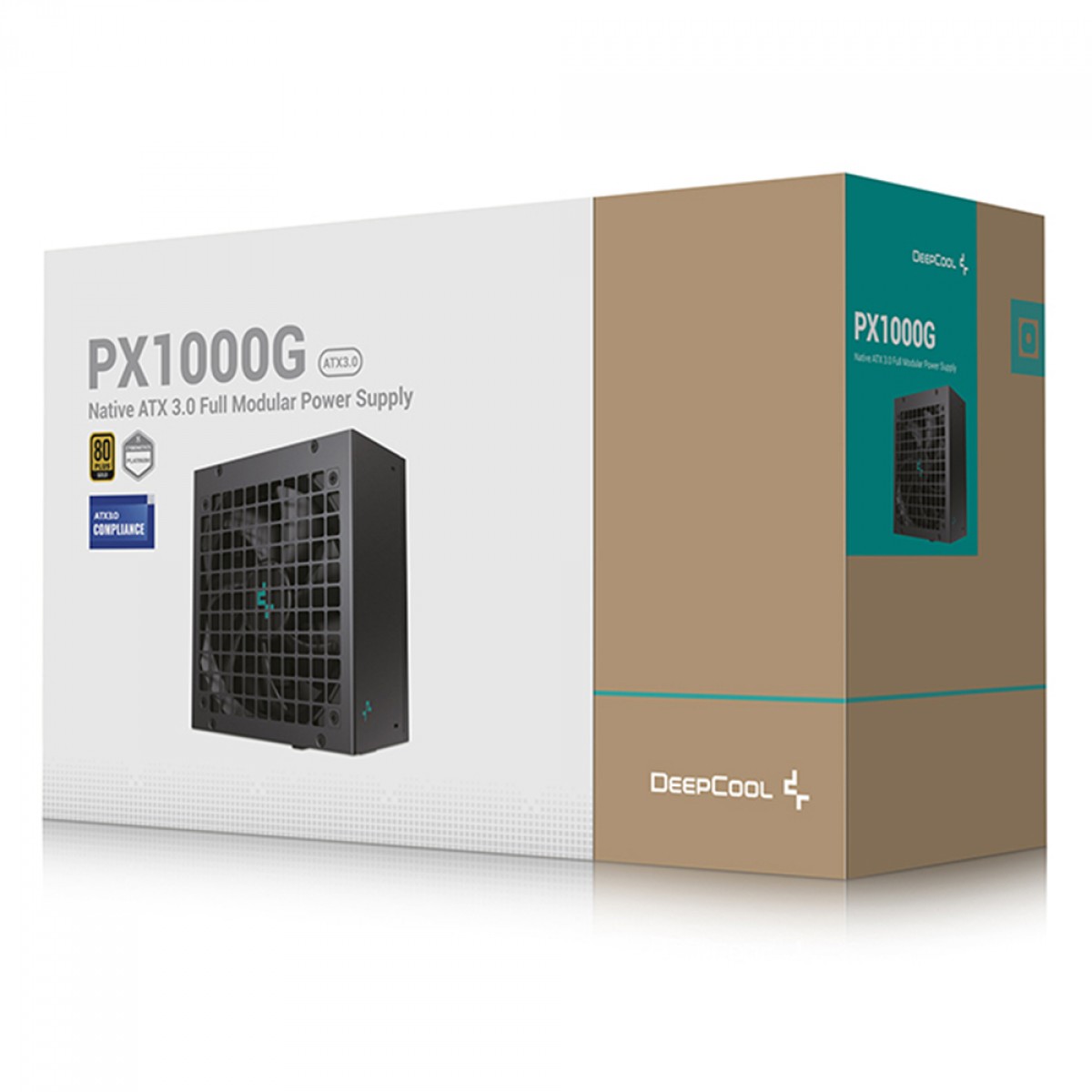 Fonte DeepCool PX1000G, 1000W, 80 Plus Gold, Cybenetics Platinum, ATX 3.0, PFC Ativo, Full Modular, Black, R-PXA00G-FC0B-WO-V2