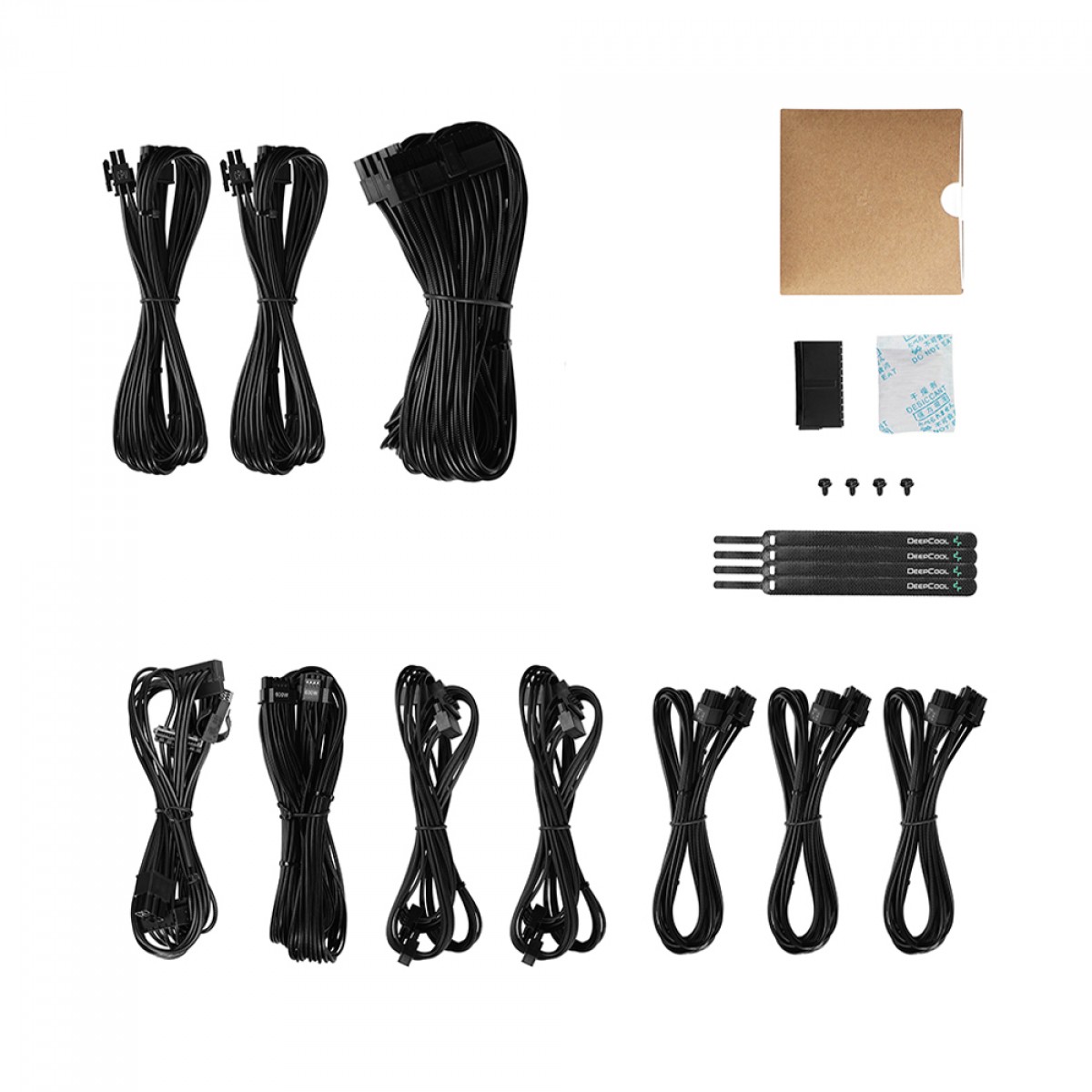 Fonte DeepCool PX1000G, 1000W, 80 Plus Gold, Cybenetics Platinum, ATX 3.0, PFC Ativo, Full Modular, Black, R-PXA00G-FC0B-WO-V2