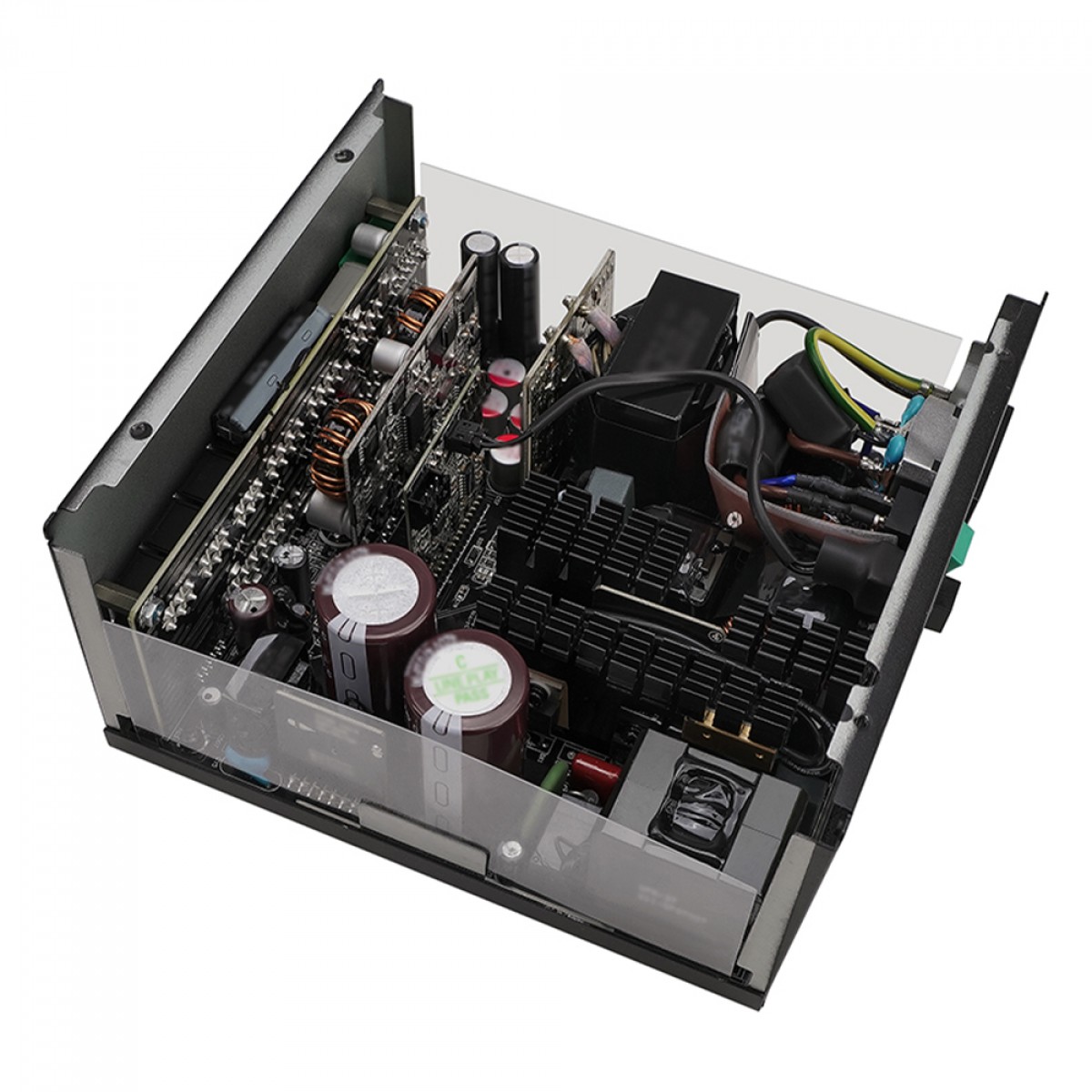 Fonte DeepCool PX1000G, 1000W, 80 Plus Gold, Cybenetics Platinum, ATX 3.0, PFC Ativo, Full Modular, Black, R-PXA00G-FC0B-WO-V2