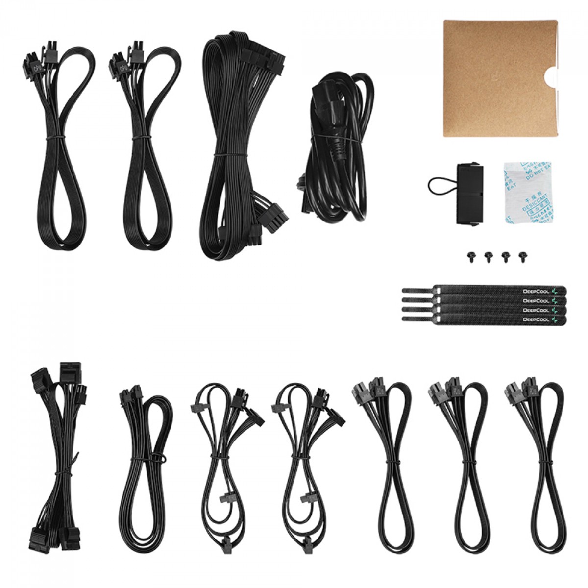 Fonte DeepCool PX1000G, 1000W, 80 Plus Gold, PFC Ativo, Full Modular, Black, ATX 3.0, PCI 5.0,  R-PXA00G-FC0B-WO