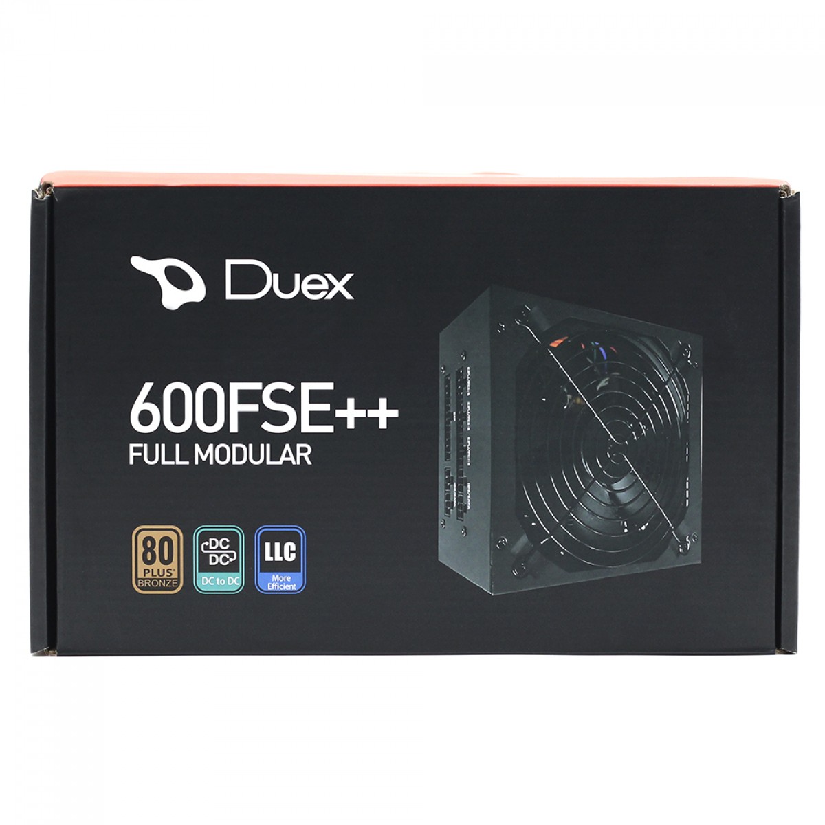 Fonte Duex 600FSE++, 600W, 80 Plus Bronze, PFC Ativo, Full Modular, DX600FSE++