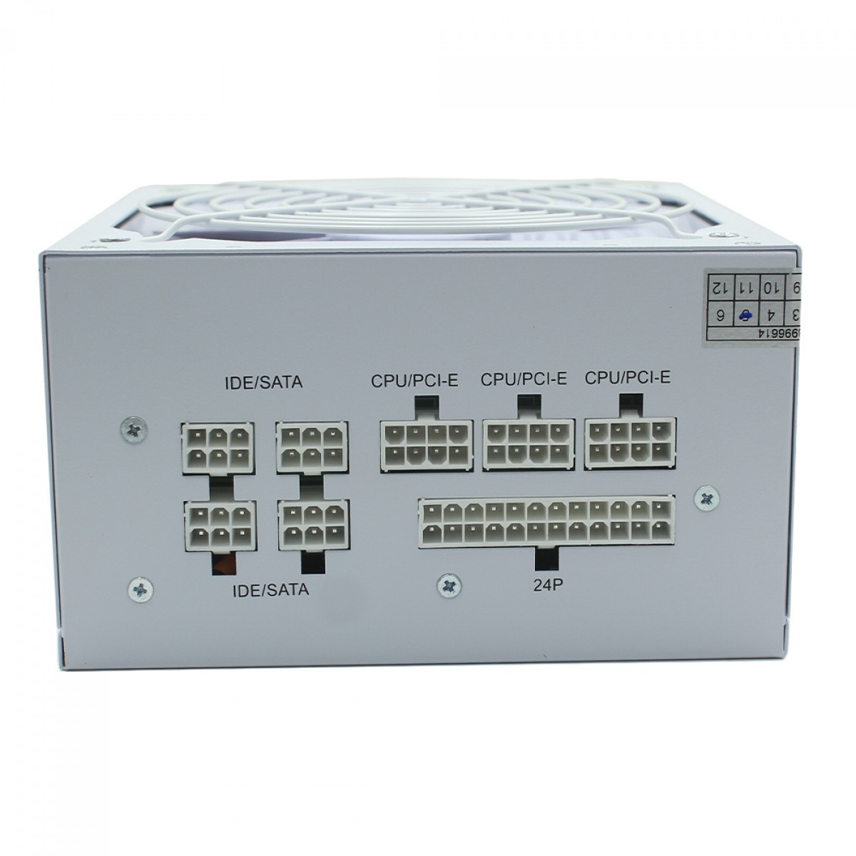 Fonte Duex DX 500FSE++ White Series, 500W, 80 Plus Bronze, Full Modular, PFC Ativo