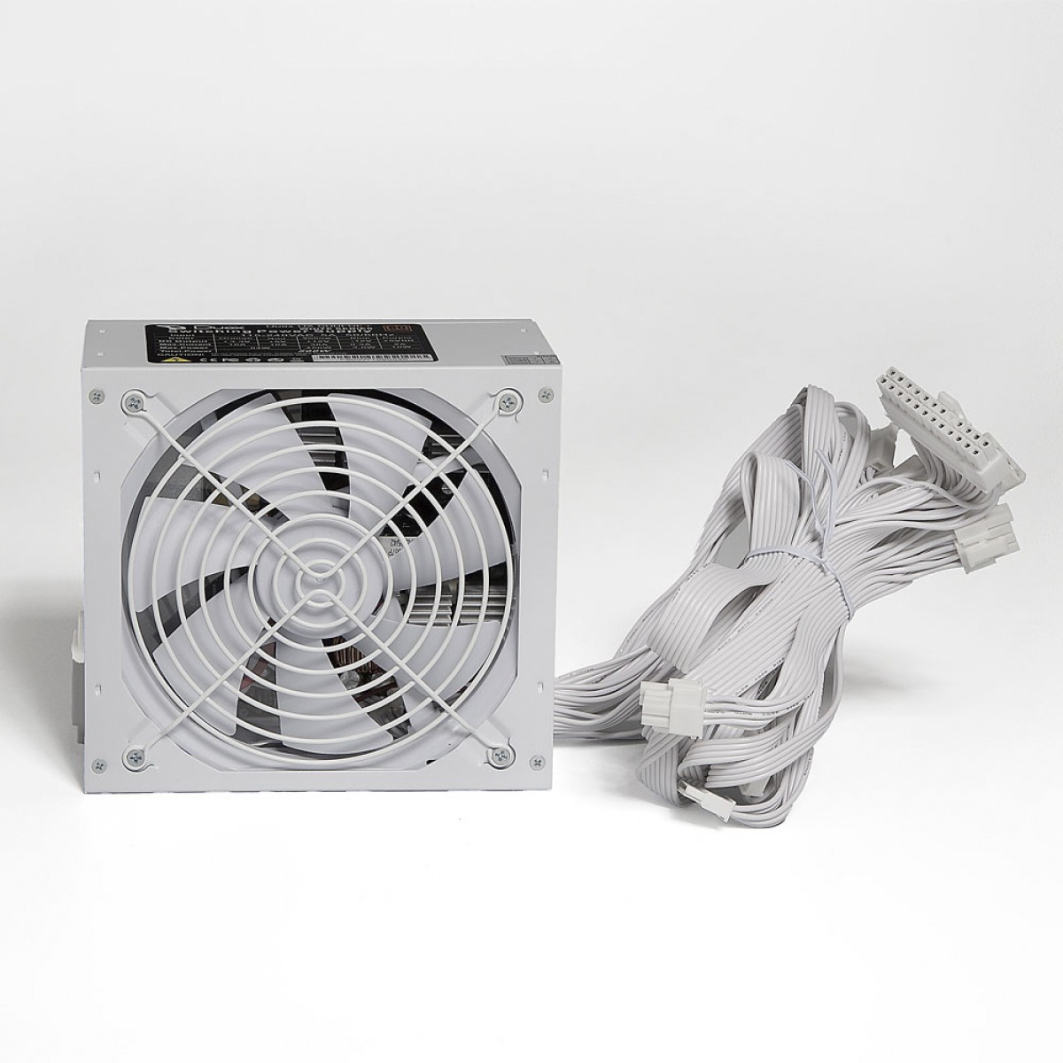 Fonte Duex DX 500FSE+ White Series, 500W, 80 Plus Bronze, PFC Ativo, Cabos Flat