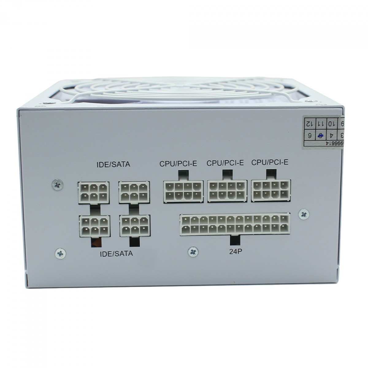 Fonte Duex DX 600FSE++ White Series, 600W, 80 Plus Bronze, Full Modular, PFC Ativo