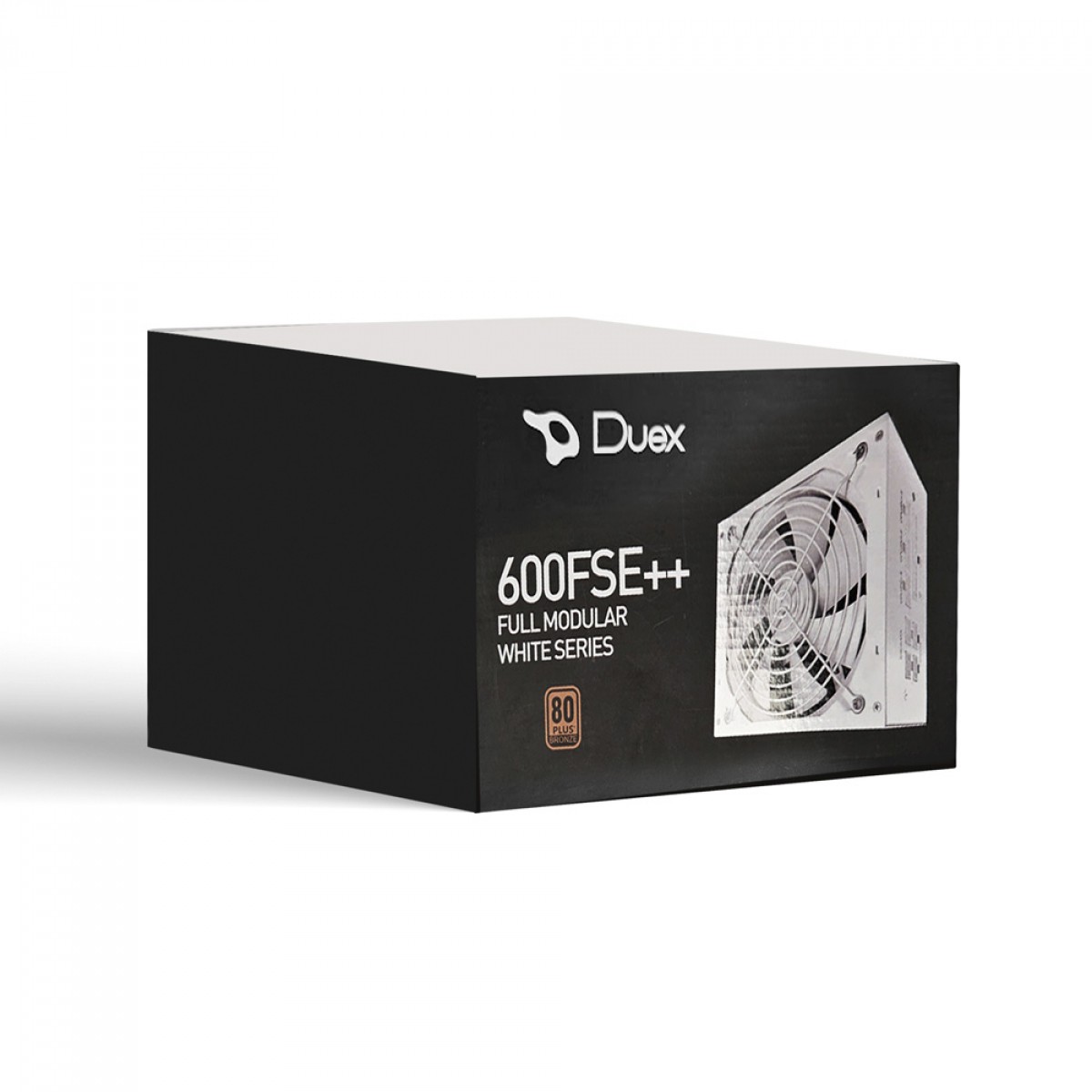 Fonte Duex DX 600FSE++ White Series, 600W, 80 Plus Bronze, Full Modular, PFC Ativo
