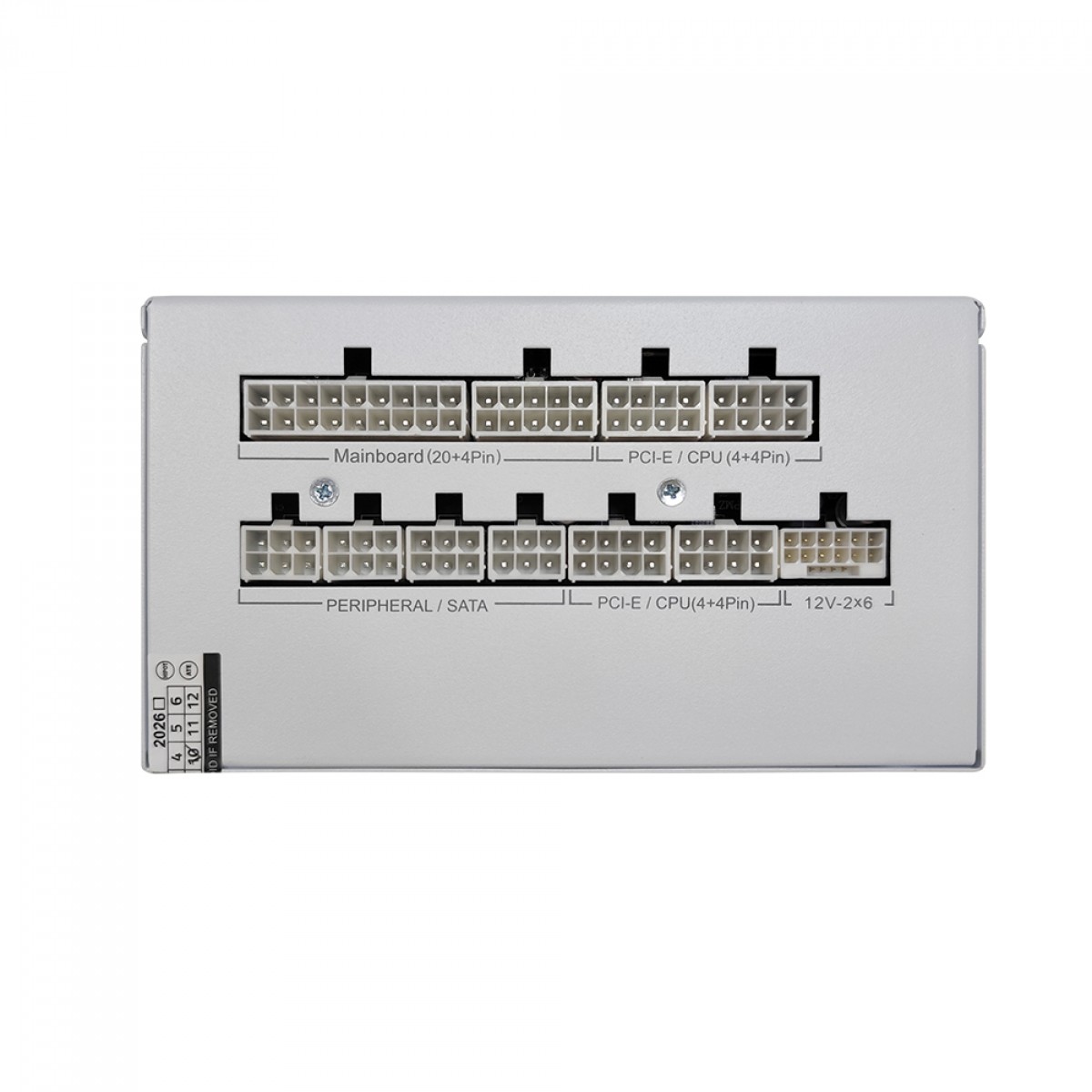 Fonte Duex Pulse Pro White, 1200W, Cybenetics Platinum, TecLab, ATX 3.1, PCI-E 5.1, PFC Ativo, Full Modular, DXFOPRO1200WG3W