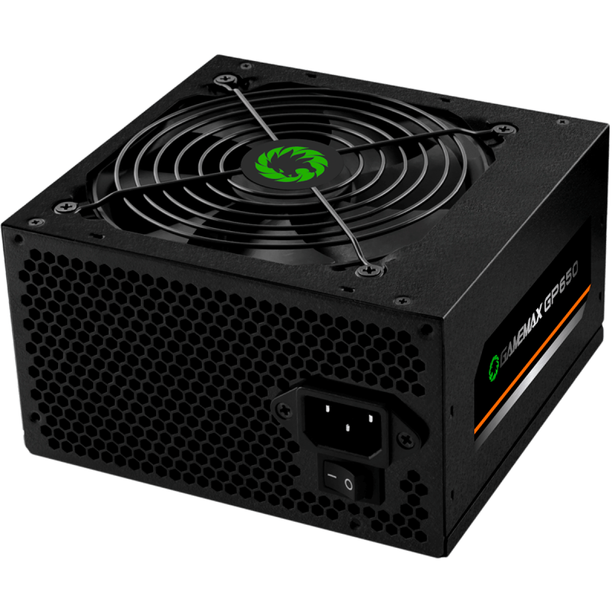 Fonte Gamemax GP650 650W, 80 Plus Bronze, PFC Ativo, Black