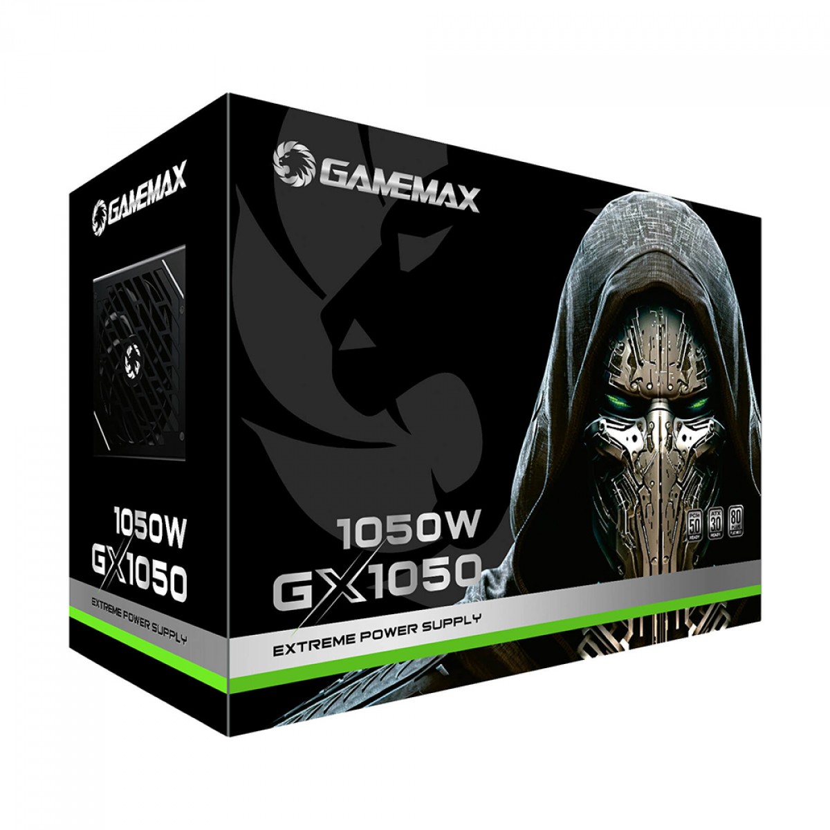 Fonte Gamemax GX1050 Pro, 1050W, 80 Plus Platinum, PCIe 5.0, ATX 3.0, Full Modular, PFC Ativo, Black, GX1050PRBKS8810BR