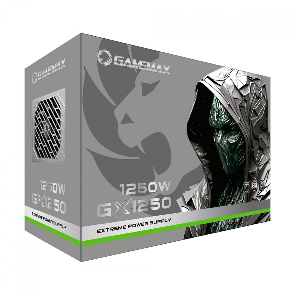 Fonte Gamemax GX1250 PRO, 1250W, Full Modular, 80 Plus Platinum, PCIe 5.0, ATX 3.0, PFC Ativo, Metal, GX1250PROSLS8810BR