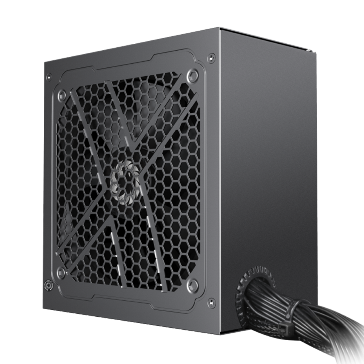 Fonte Gamemax GX600, 600W, 80 Plus Gold, PFC Ativo, Black, GX600WBKPSS7710BR