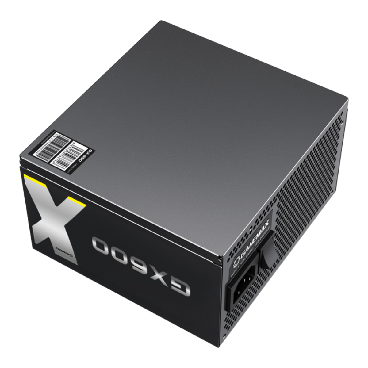 Fonte Gamemax GX600, 600W, 80 Plus Gold, PFC Ativo, Black, GX600WBKPSS7710BR