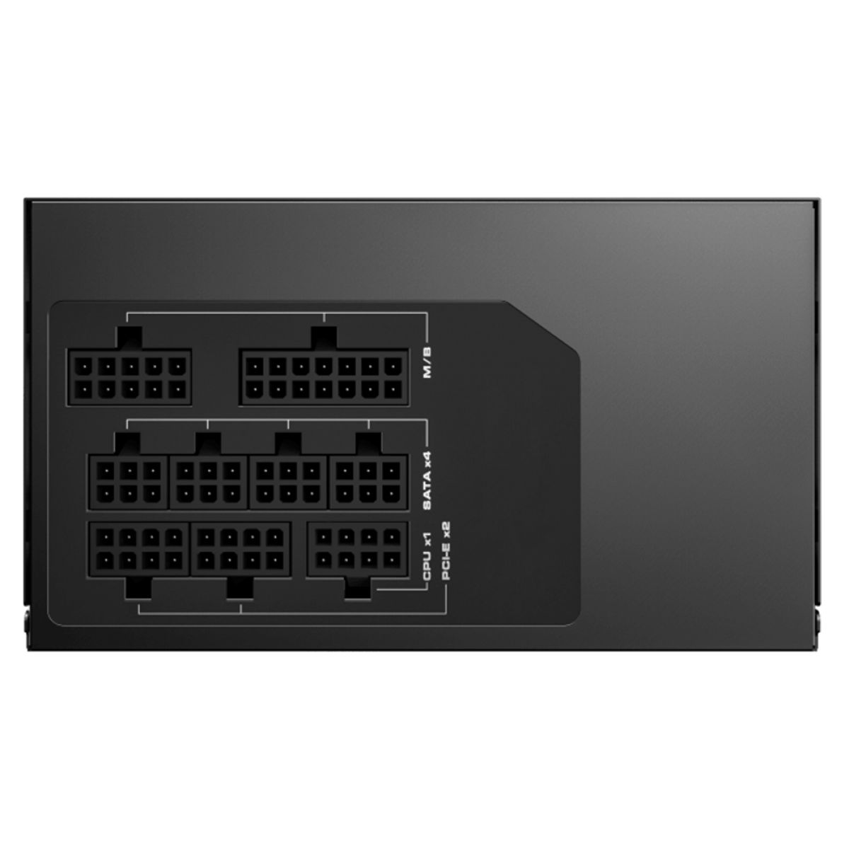 Fonte Gamemax GX650, 650W, Full Modular, 80 Plus Gold, PFC Ativo, Black, GX650MBKV1S7710BR