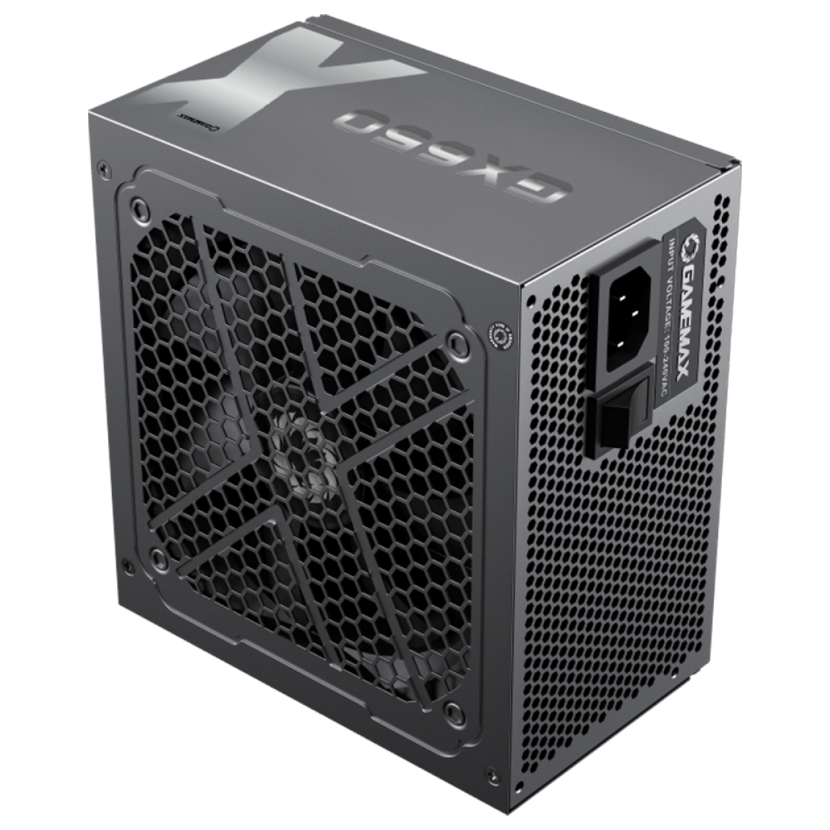 Fonte Gamemax GX650, 650W, Full Modular, 80 Plus Gold, PFC Ativo, Black, GX650MBKV1S7710BR