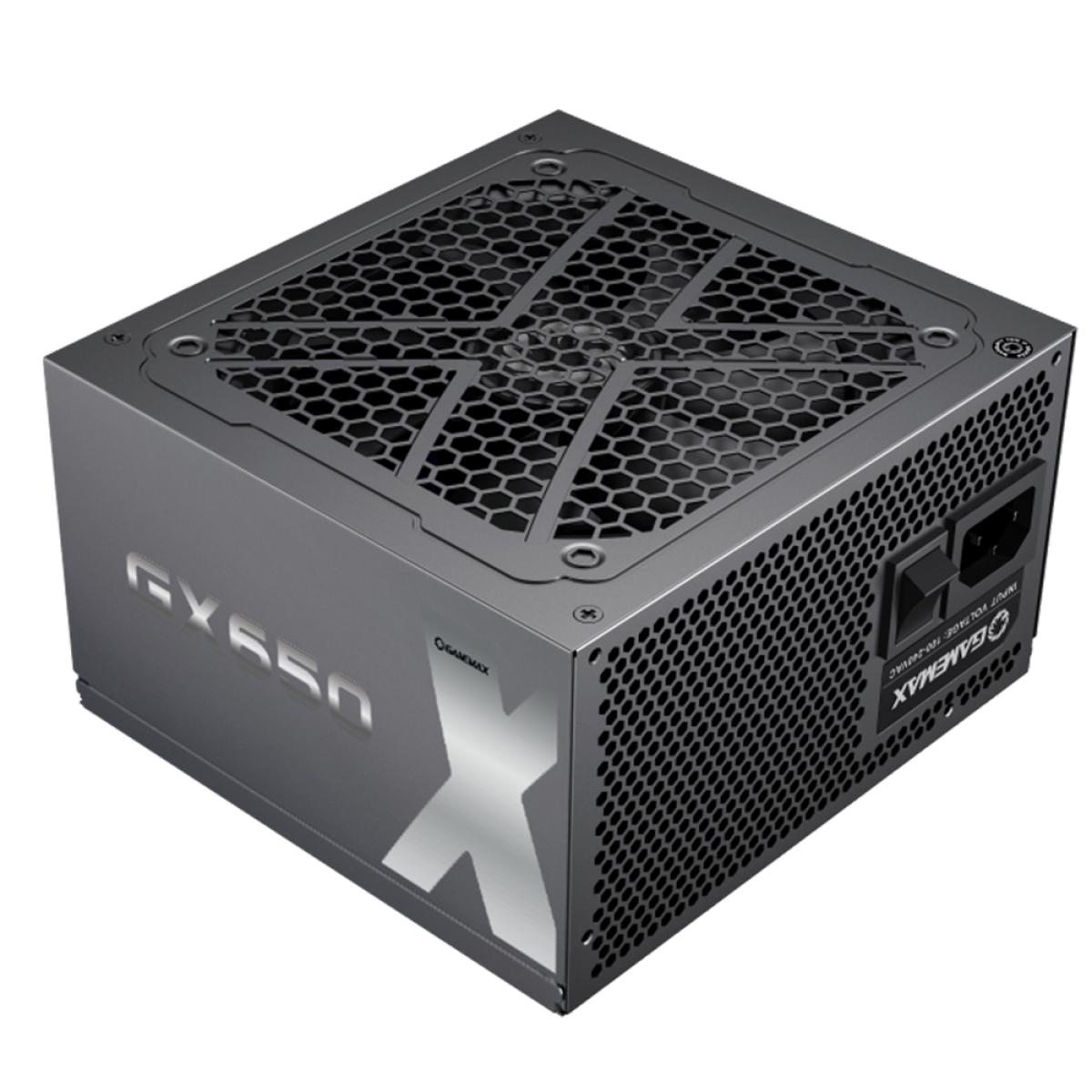 Fonte Gamemax GX650, 650W, Full Modular, 80 Plus Gold, PFC Ativo, Black, GX650MBKV1S7710BR