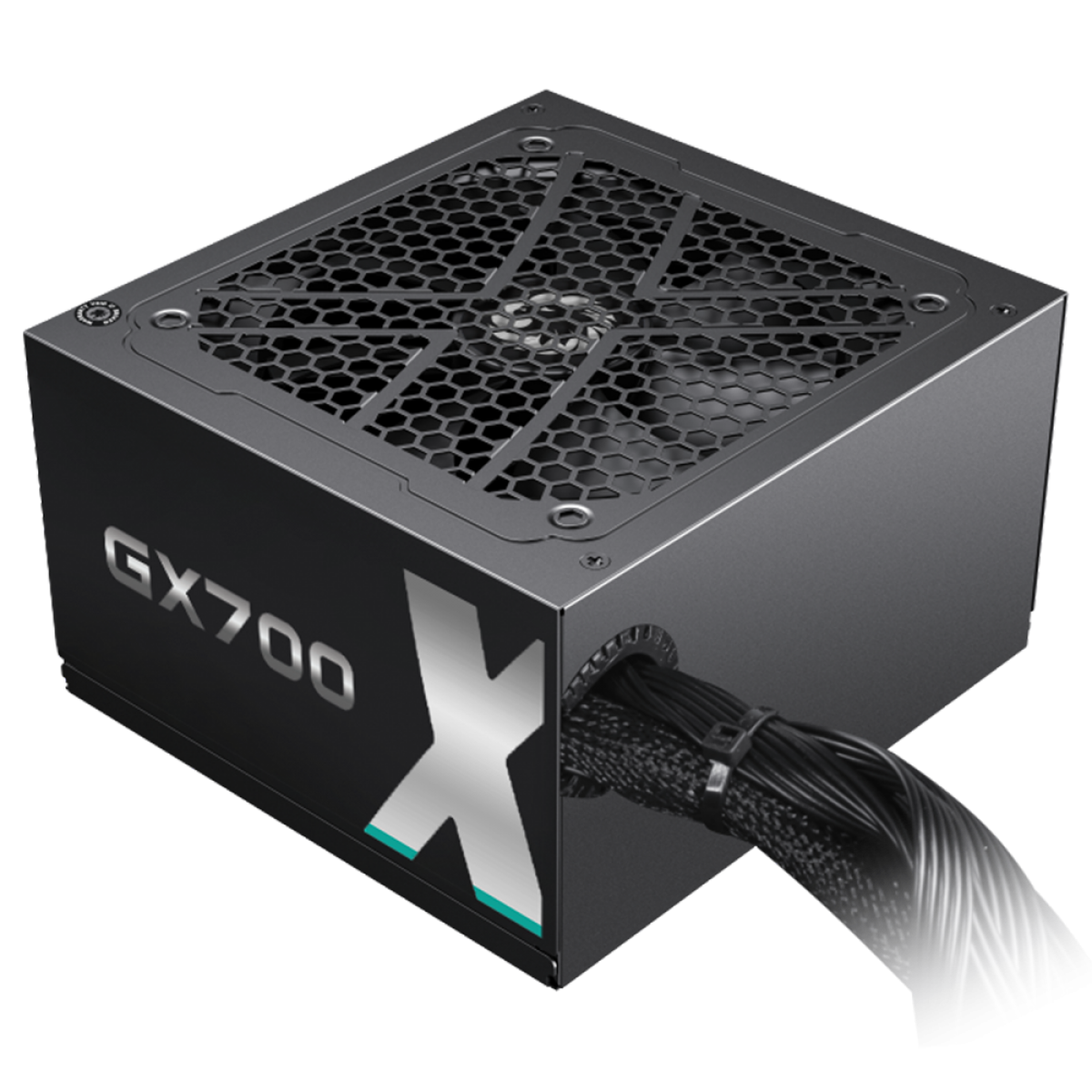 Fonte Gamemax GX700, 700W, 80 Plus Gold, PFC Ativo, Black, GX700WBKPSS7710BR