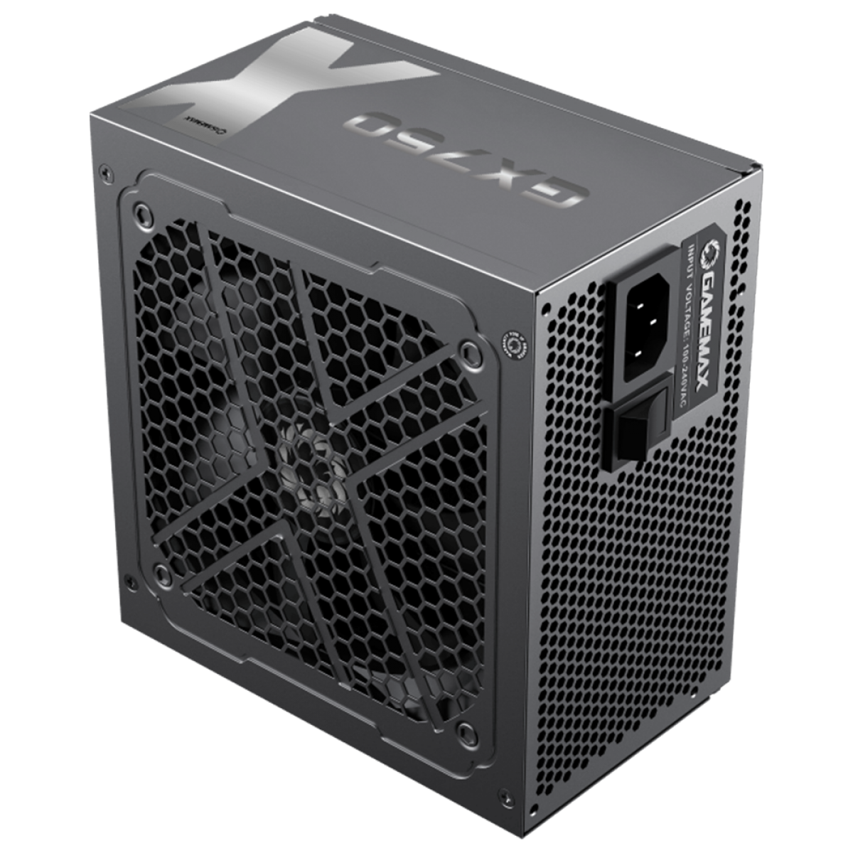 Fonte Gamemax GX750, 750W, Full Modular, 80 Plus Gold, PFC Ativo, Black, GX750MBKV1S7710BR