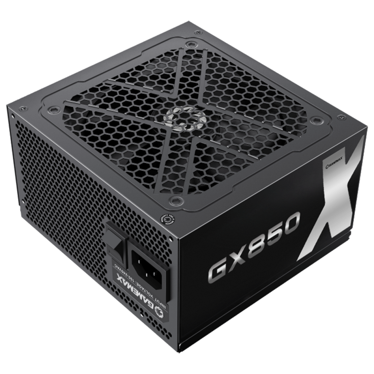 Fonte Gamemax GX850, 850W, Full Modular, 80 Plus Gold, PFC Ativo, Black, GX850MBKV1S7710BR
