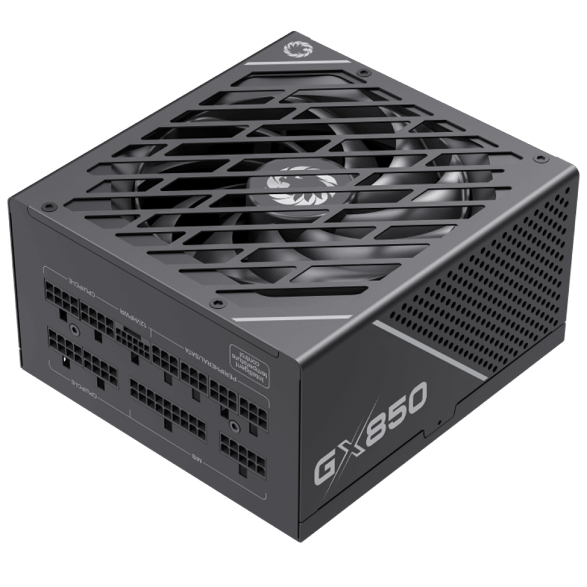 Fonte Gamemax GX850 Pro, 850W, 80 Plus Gold, PCIe 5.0, ATX 3.0, Full Modular, PFC Ativo, Black, GX850PBKPS18810BR