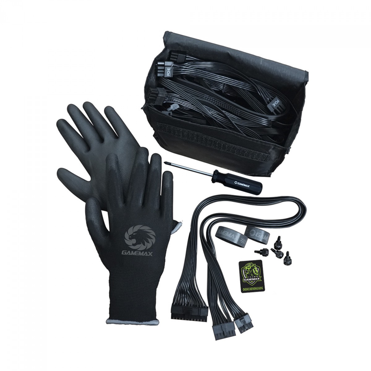 Fonte Gamemax GX850 Pro, 850W, 80 Plus Gold, PCIe 5.0, ATX 3.0, Full Modular, PFC Ativo, Black, GX850PBKPS18810BR