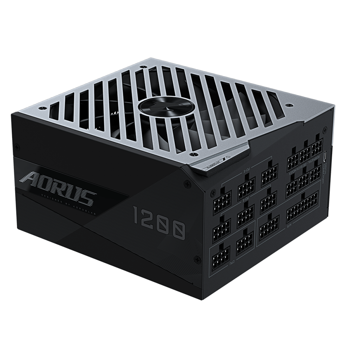Fonte Gigabyte Aorus AP1200PM 1200W, 80 PLUS Platinum, PFC Ativo, Full Modular, GP-AP1200PM