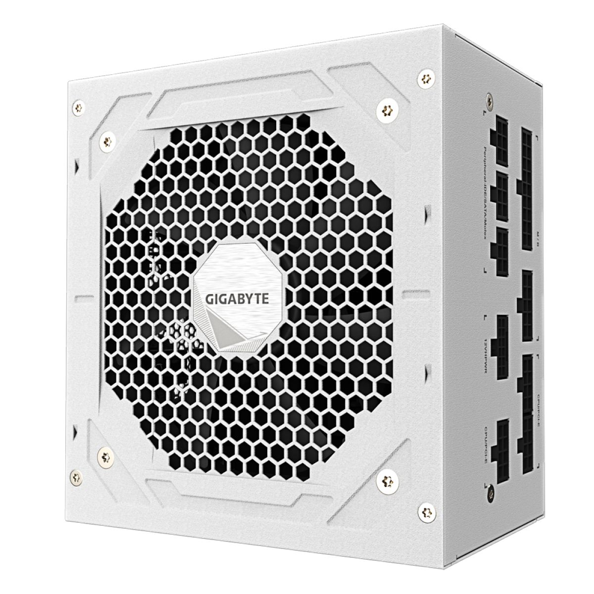 Fonte Gigabyte Ultra Durable, 850W, 80 Plus Gold, PFC Ativo, Full Modular, Com Conector PCIe 5.0, Branco, GP-UD850GM PG5W