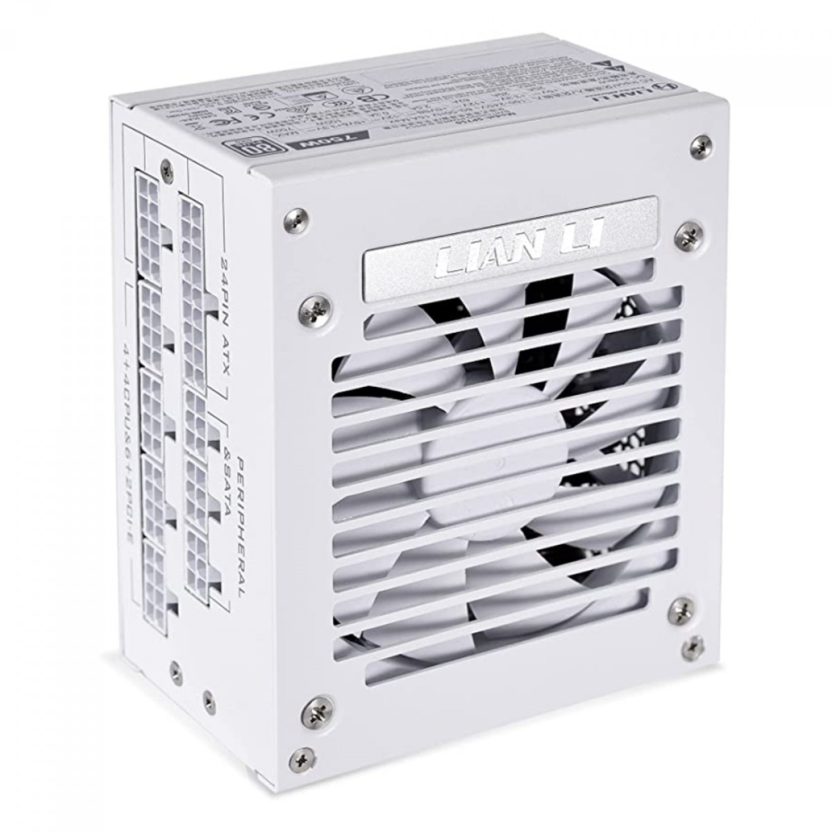 Fonte Lian Li, 750W, 80 Plus Gold, PFC Ativo, White, SP750 WHITE 