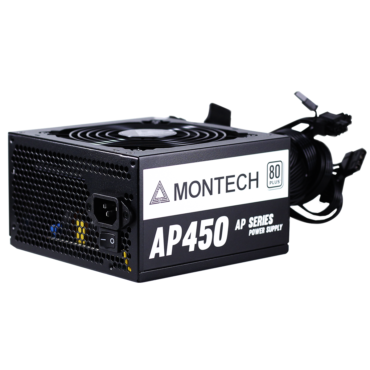 Fonte Montech AP450, 450W, 80 Plus White, PFC Ativo, AP450