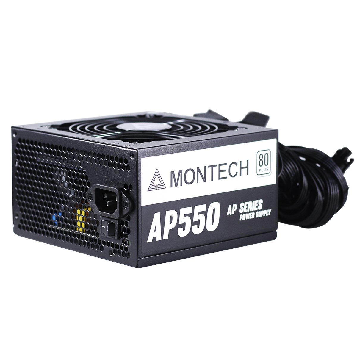 Fonte Montech AP550, 550W, 80 Plus White, PFC Ativo, AP550