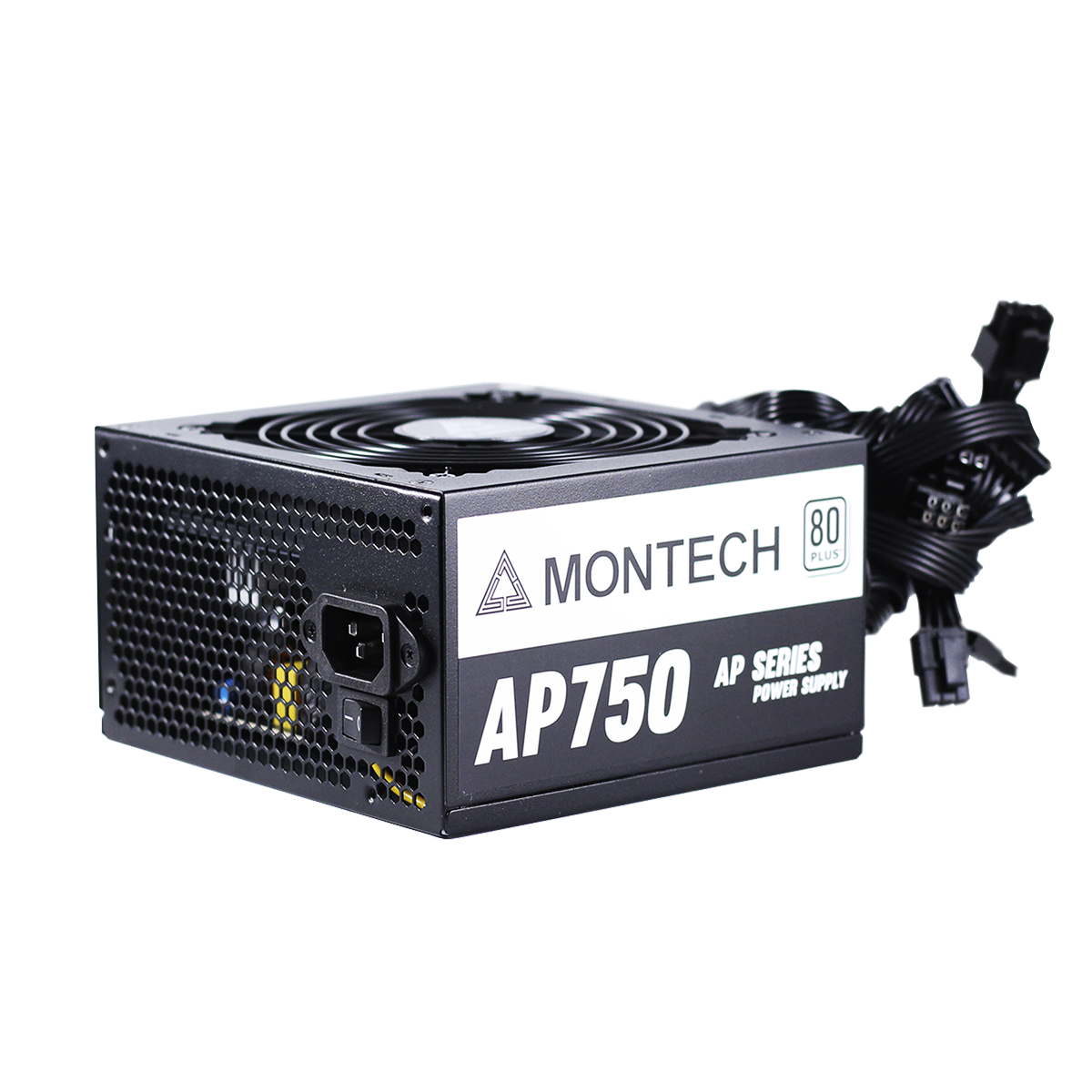 Fonte Montech AP750, 750W, 80 Plus White, PFC Ativo, AP750
