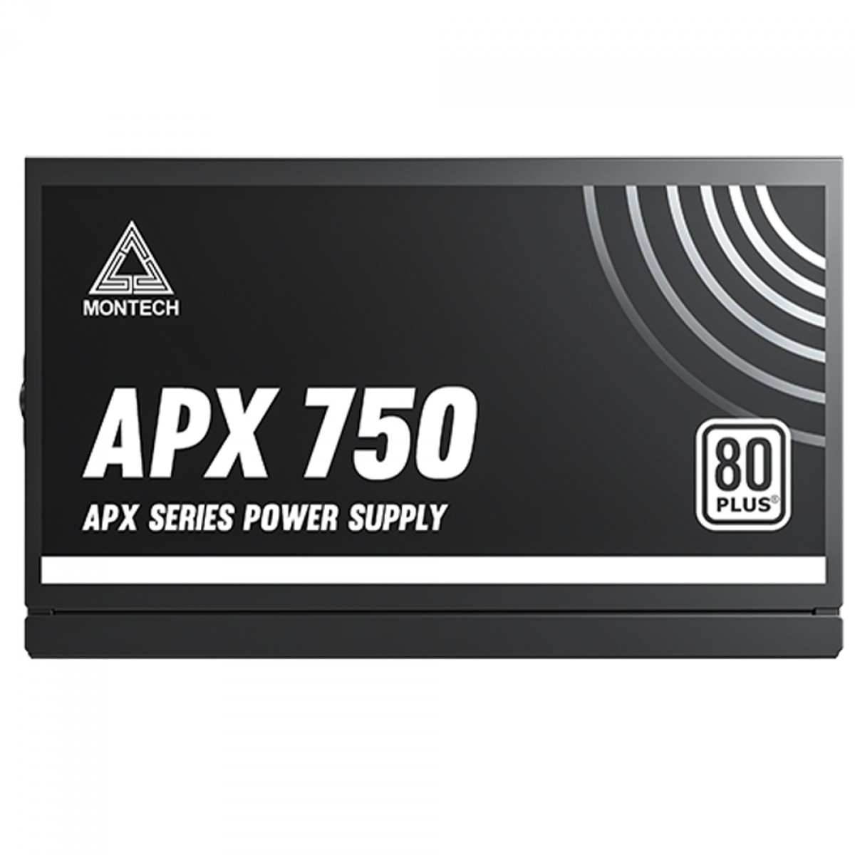 Fonte Montech APX750, 750W, 80 Plus White, PFC Ativo, Preto
