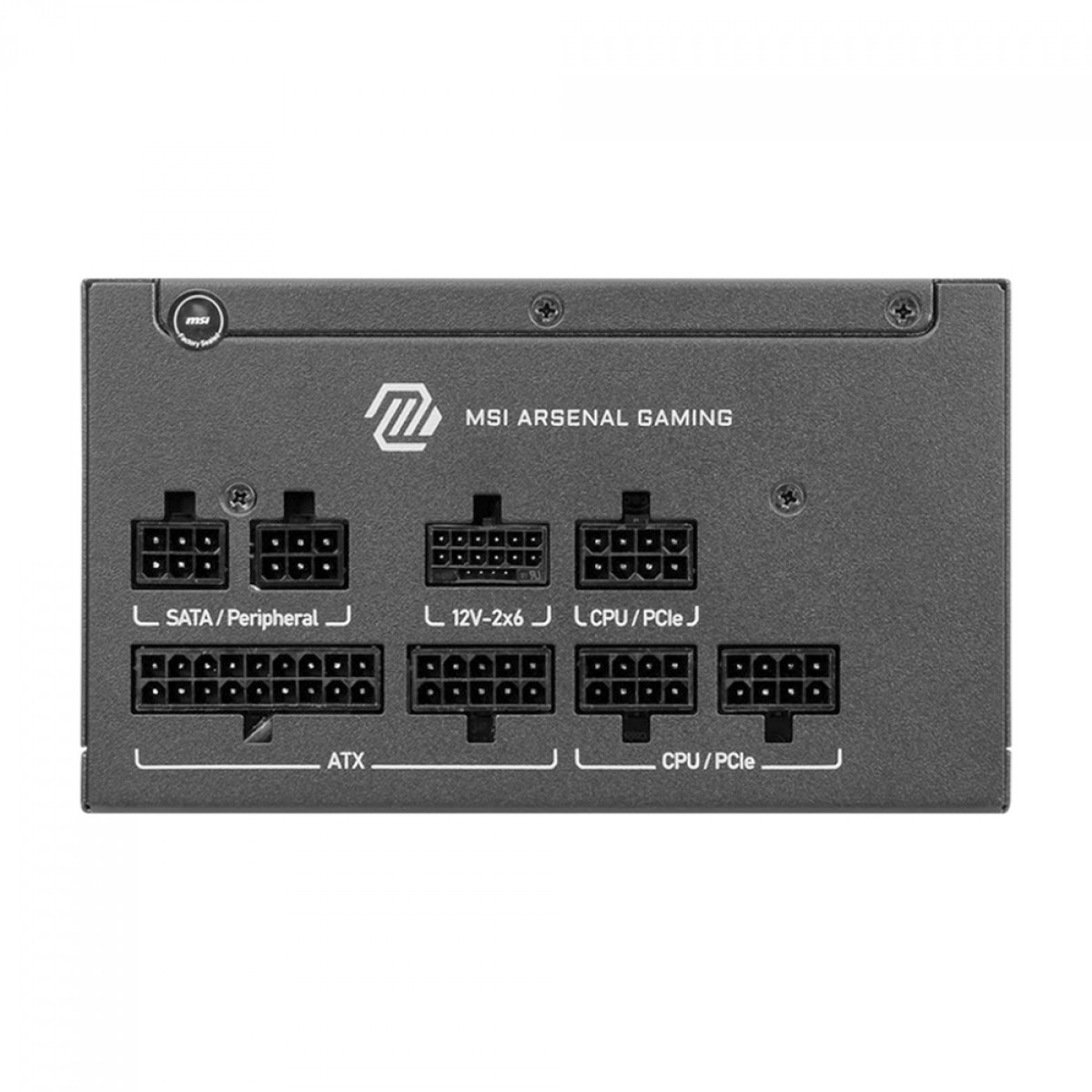 Fonte MSI MAG A850GLS PCIE5, 850W, 80 Plus Gold, Cybenetics Gold, ATX 3.1, PFC Ativo, Full Modular, Preto, MAGA850GLS