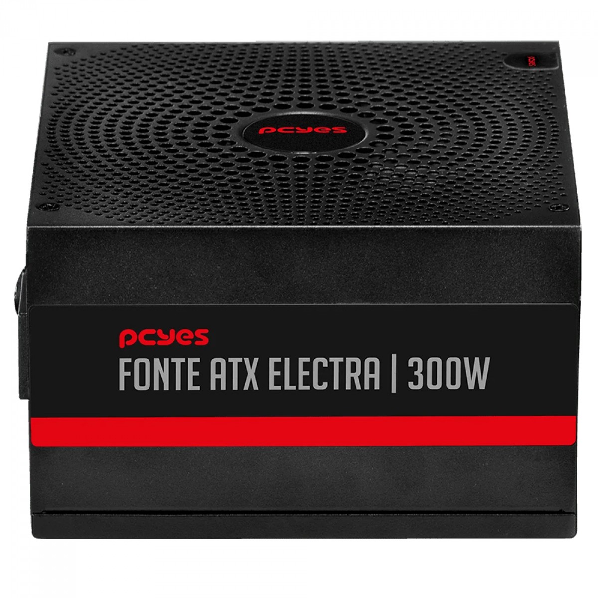 Fonte PCYes Electra, 300W, PFC Ativo, Preto, ELEC300W