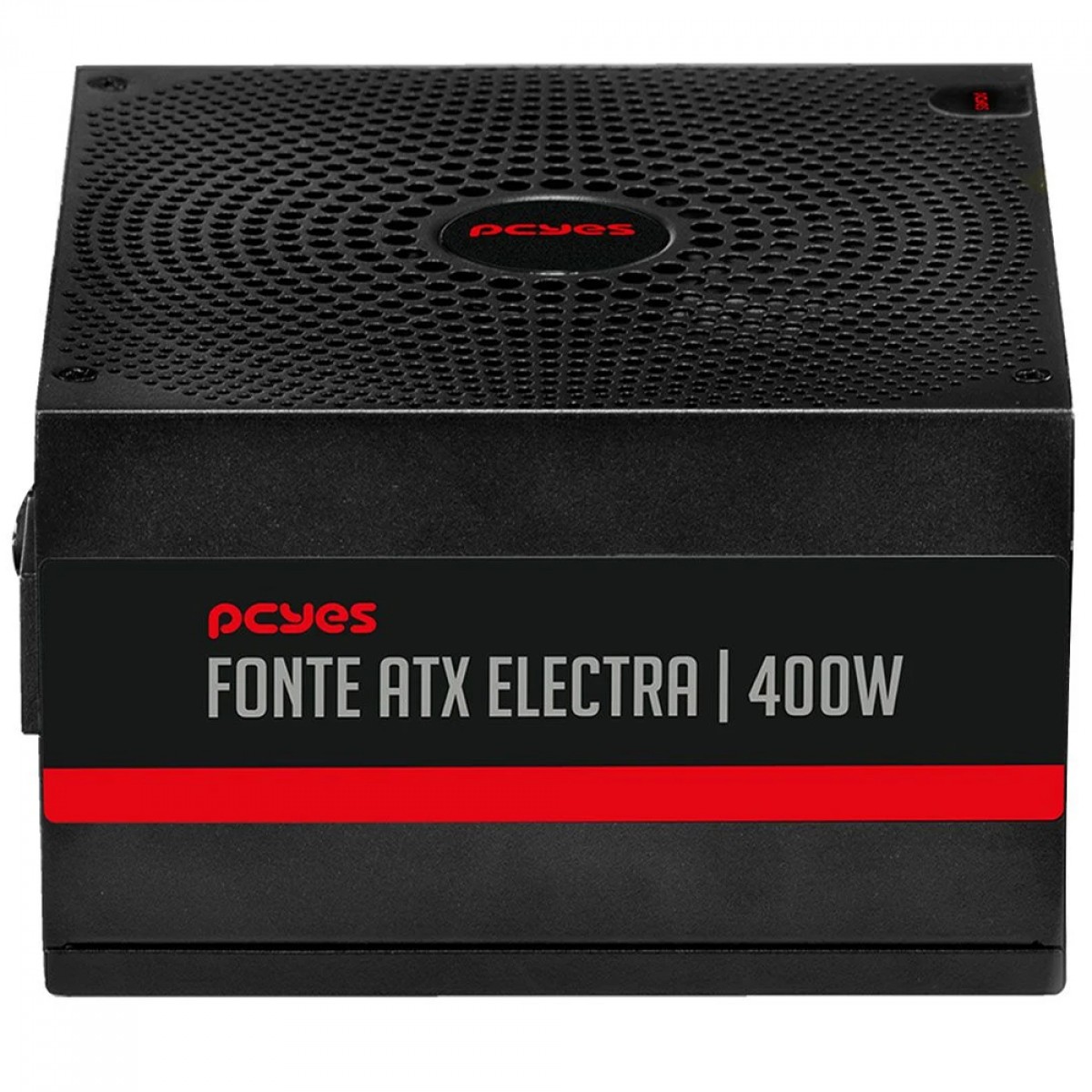 Fonte PCYes Electra, 400W, PFC Ativo, Preto, ELEC400W