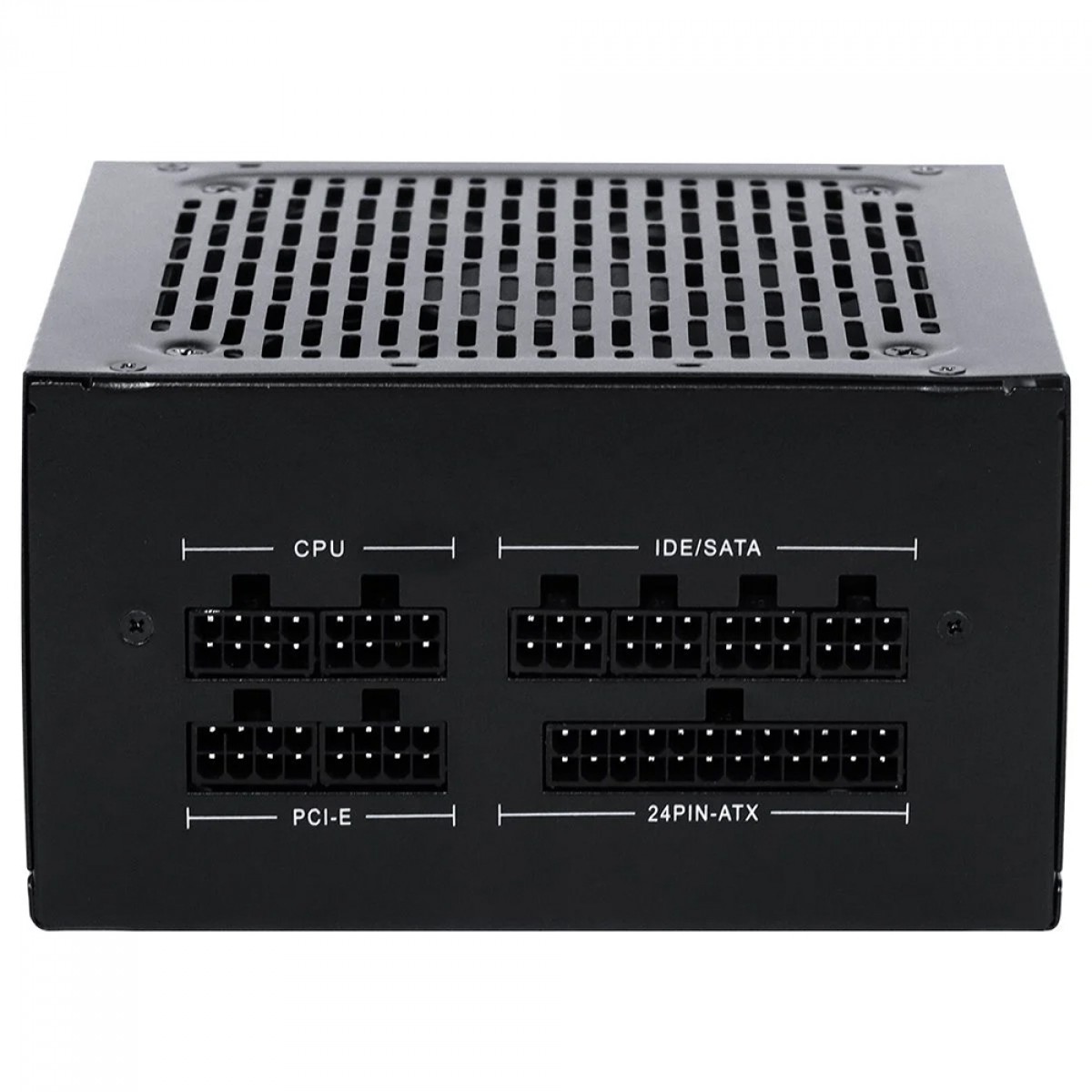 Fonte PCYes Shocker, 600W, 80 Plus White, PFC Ativo, Full Modular, Preto, FM600WBV