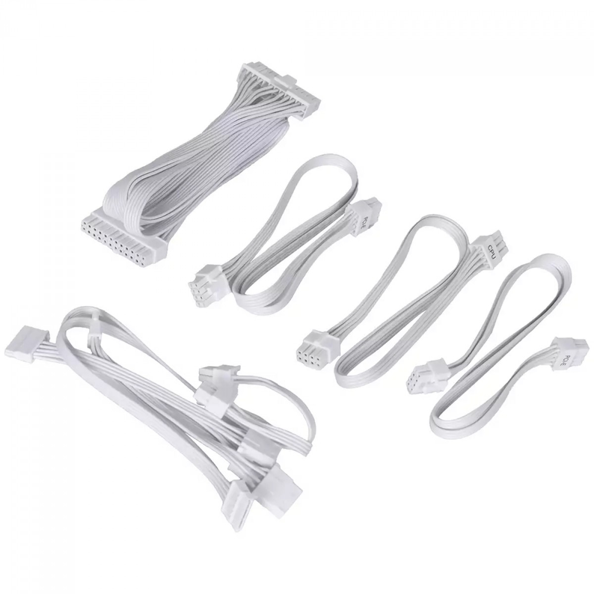 Fonte PCYES Shocker White Ghost, 500W, Full Modular, 80 Plus White, Branca, FM500WWG