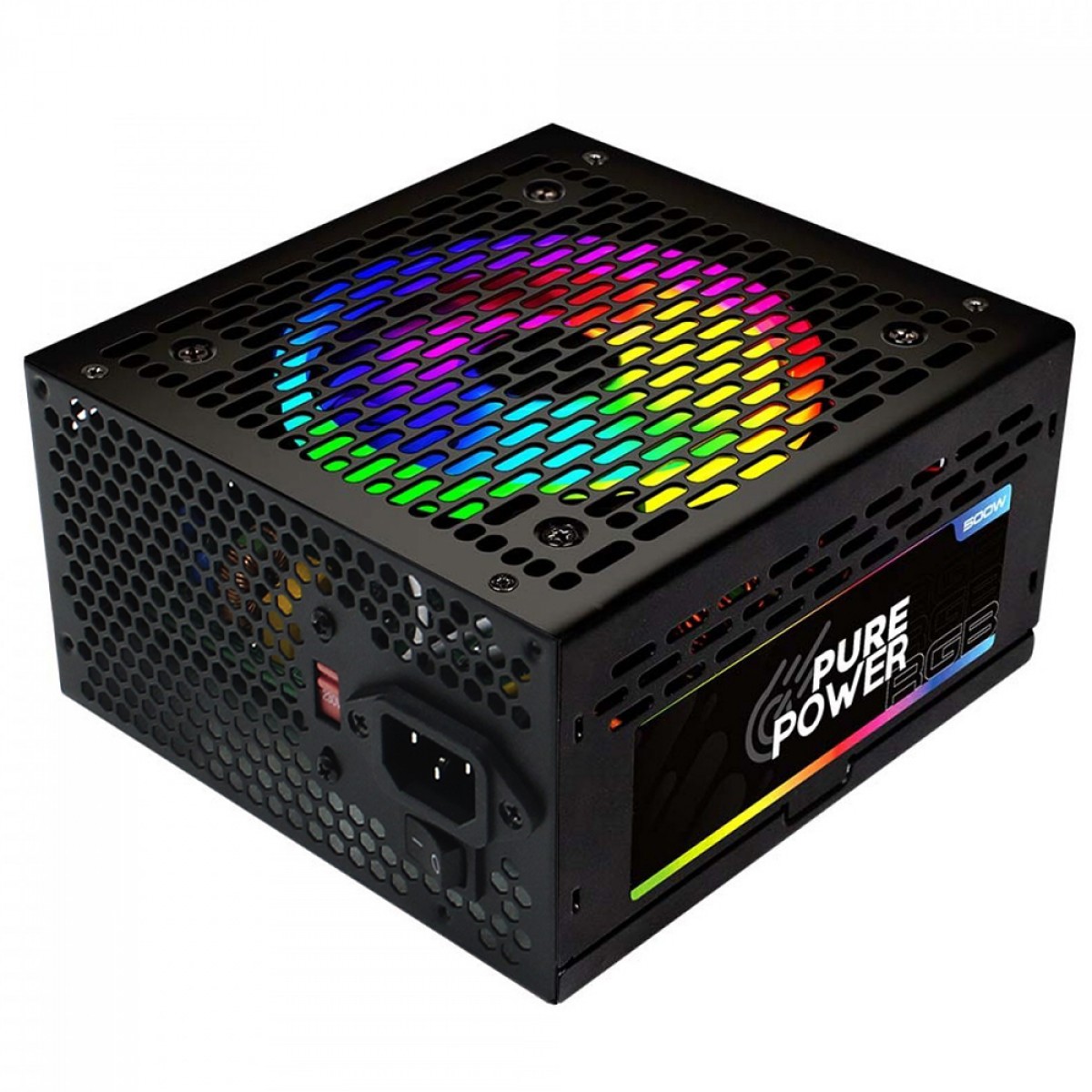 Fonte Pure Power, 500W, RGB, Black, PP-PSU500-RGB