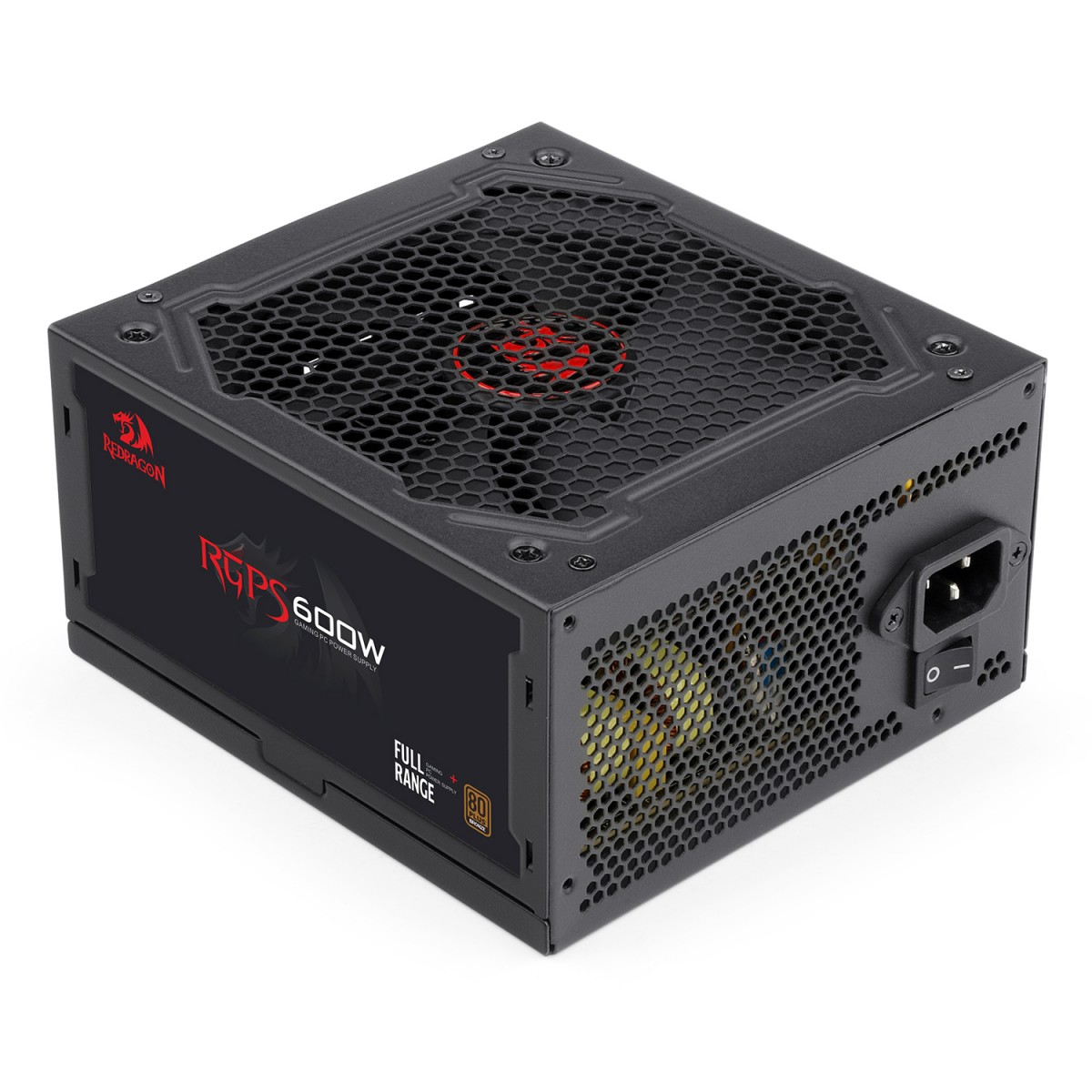 Fonte Redragon RGPS 600W, 80 Plus Bronze, PFC Ativo, Cabo Flat, GC-PS002