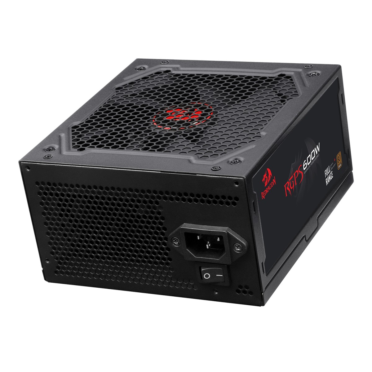 Fonte Redragon RGPS 600W, 80 Plus Bronze, PFC Ativo, Cabo Flat, GC-PS002