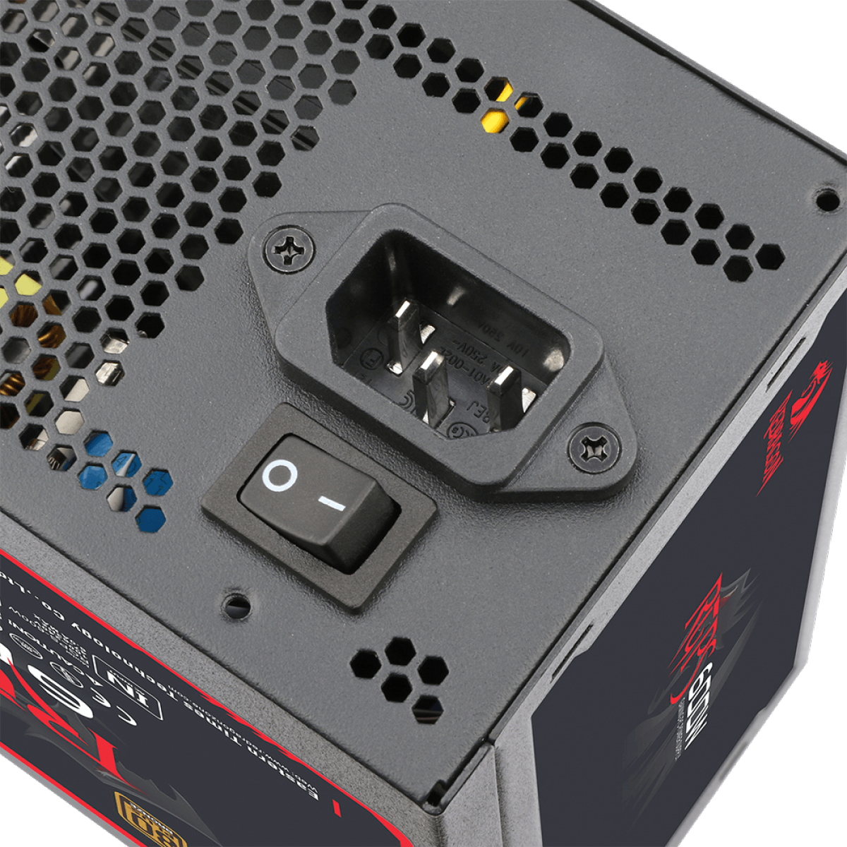 Fonte Redragon RGPS 600W, 80 Plus Bronze, PFC Ativo, Full Modular, Cabo Flat, GC-PS003-1