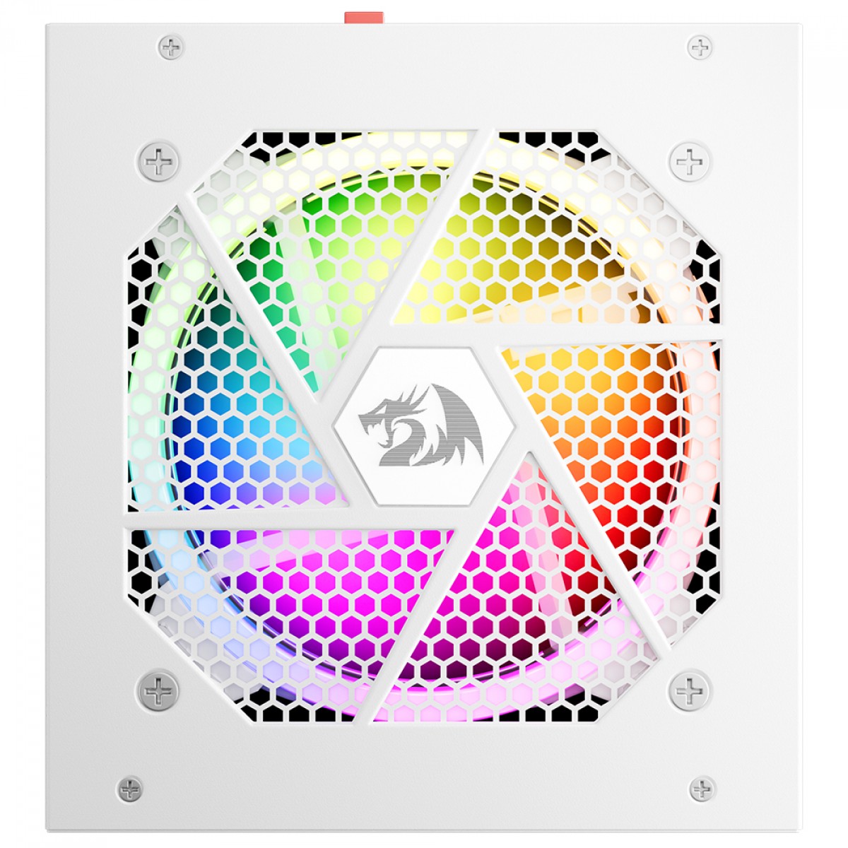 Fonte Redragon RGPS 850W, RGB, 80 Plus Gold, PFC Ativo, PCIe 5.1, Full Modular, Branco, GC-PS007W-1 V2