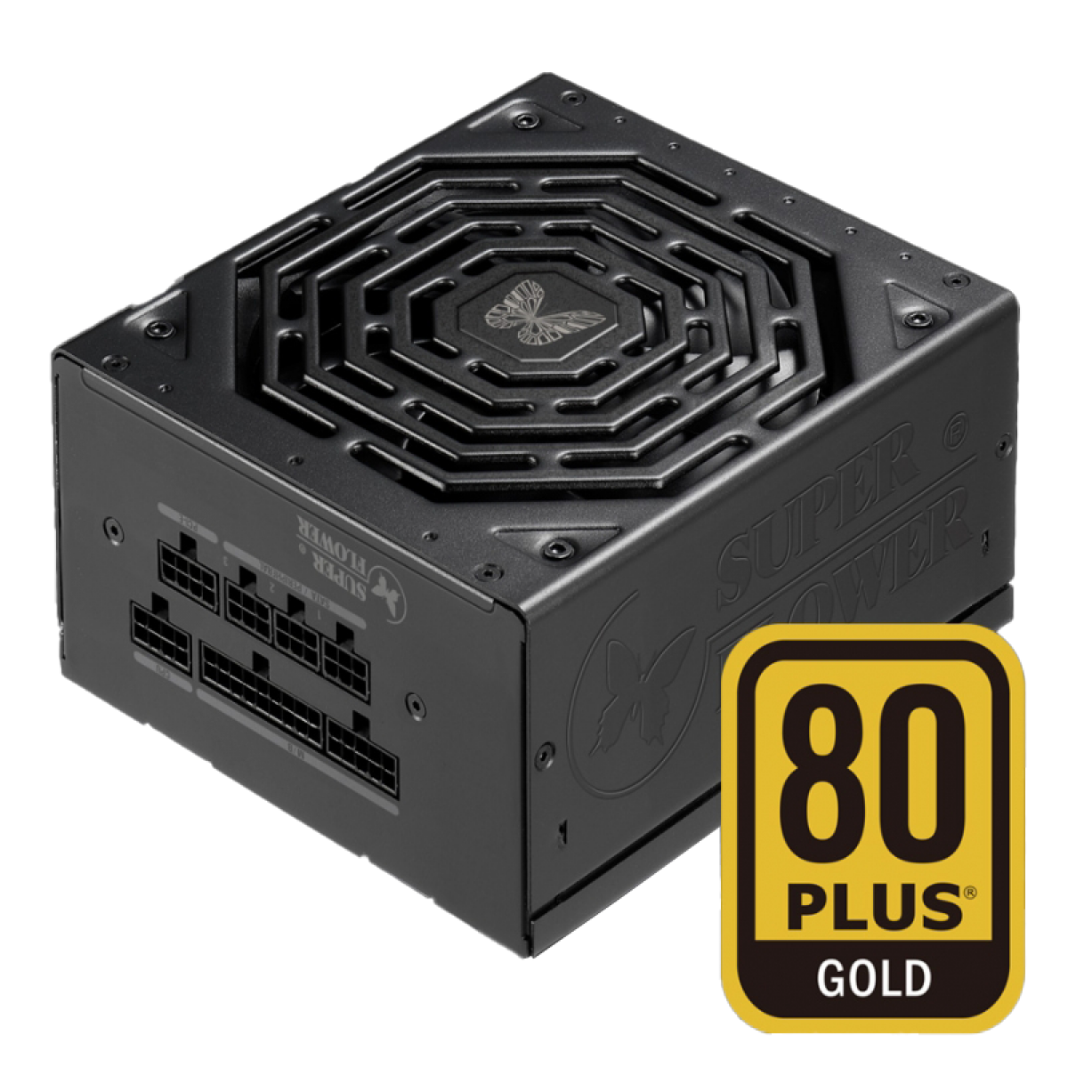 Fonte Super Flower LEADEX III 550W, 80 Plus Gold, PFC Ativo, Full Modular, SF-550F14HG