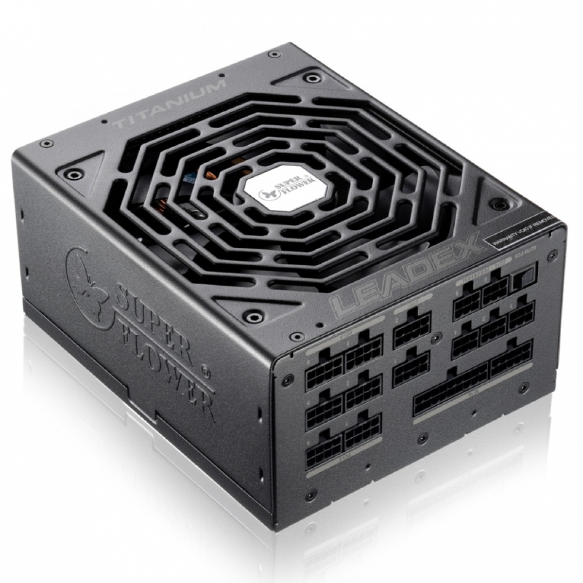 Fonte Super Flower LEADEX Titanium 1000W, 80 Plus Titanium, PFC Ativo, Full Modular, SF-1000F14HT
