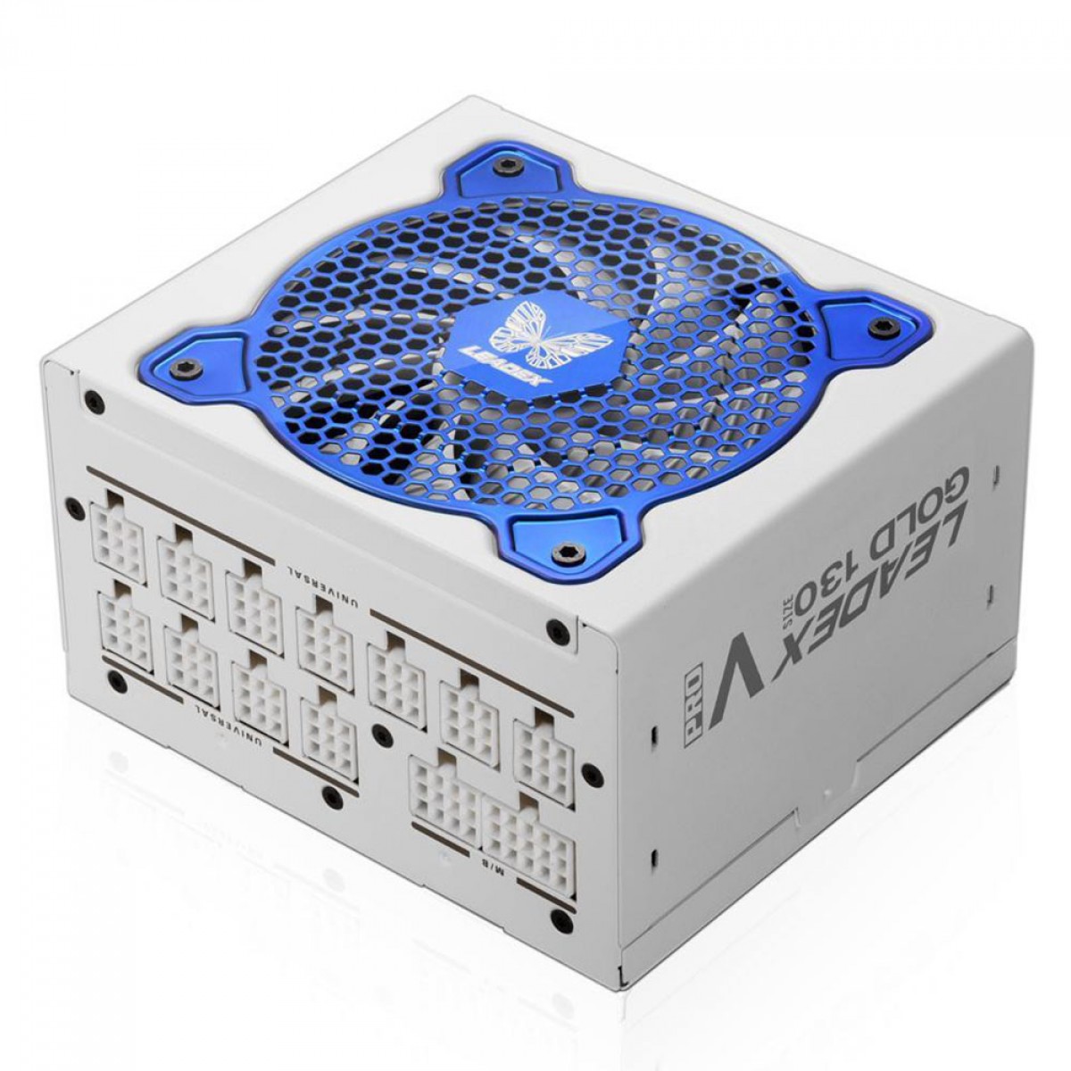 Fonte Super Flower LEADEX V Gold Pro 1000W, 80 Plus Gold, Full Modular, PFC Ativo, White, SF-1000F14TG(WH)