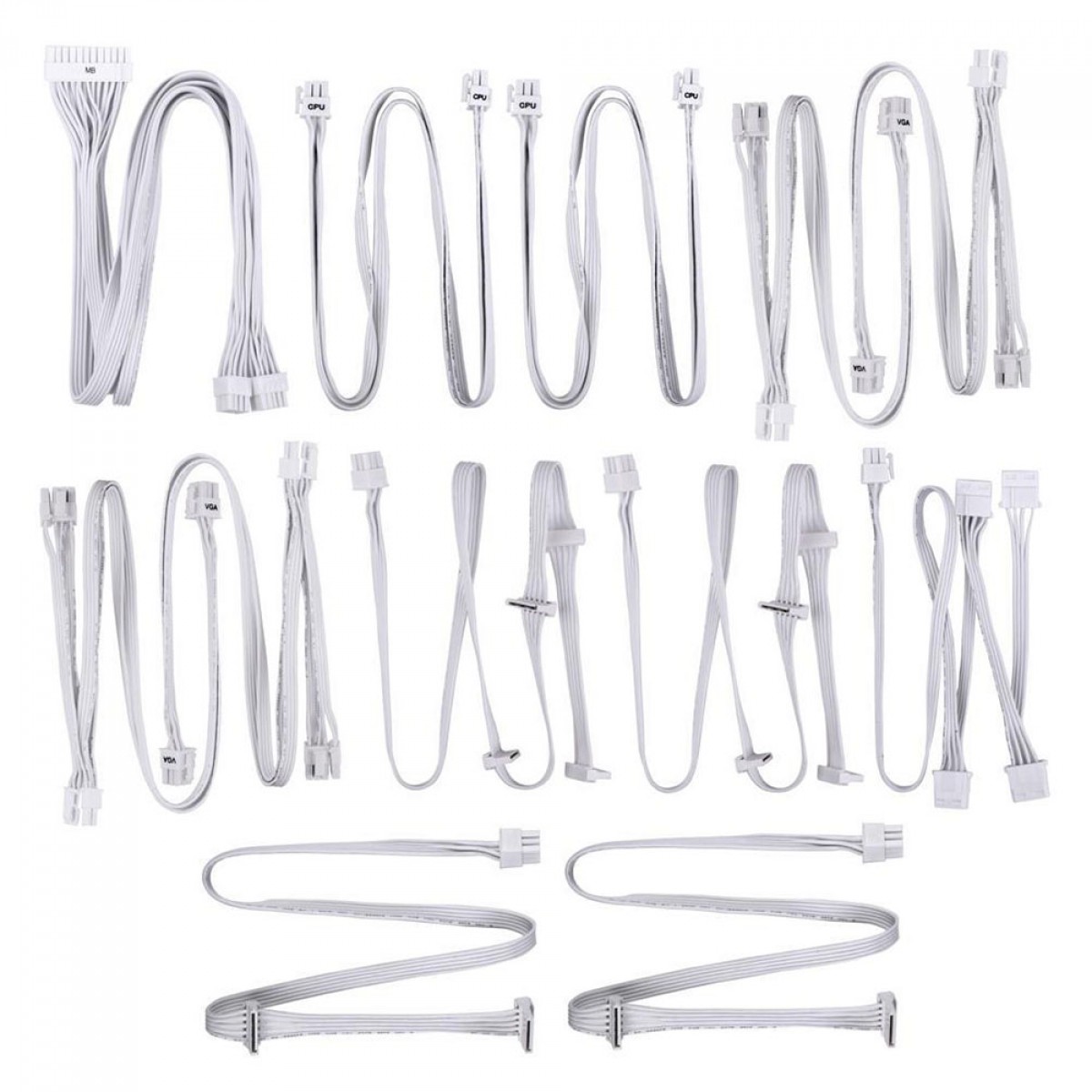 Fonte Super Flower LEADEX V Gold Pro 1000W, 80 Plus Gold, Full Modular, PFC Ativo, White, SF-1000F14TG(WH)