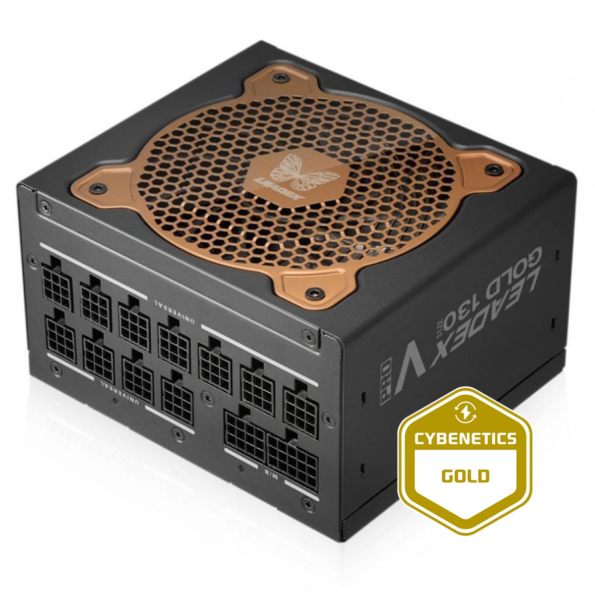 Fonte Super Flower LEADEX V Gold PRO 850W, PFC Ativo, Full Modular, SF-850F14TG V2.0 BK