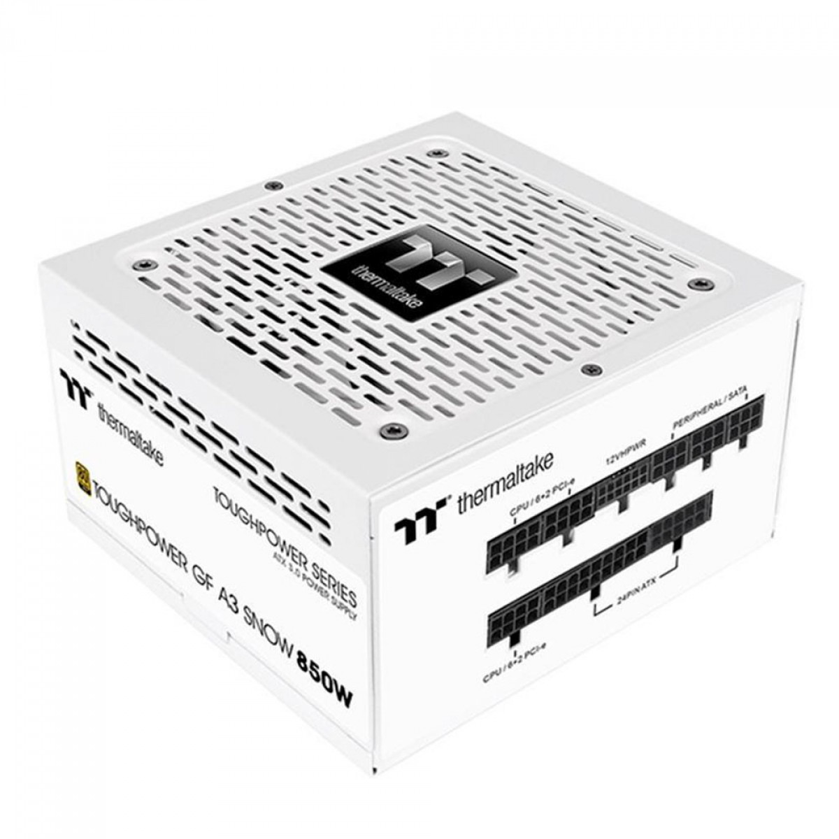 Fonte Thermaltake Toughpower GF A3, 850W, 80 Plus Gold, PFC Ativo, Full Modular, Branca, PS-TPD-0850FNFAGB-N