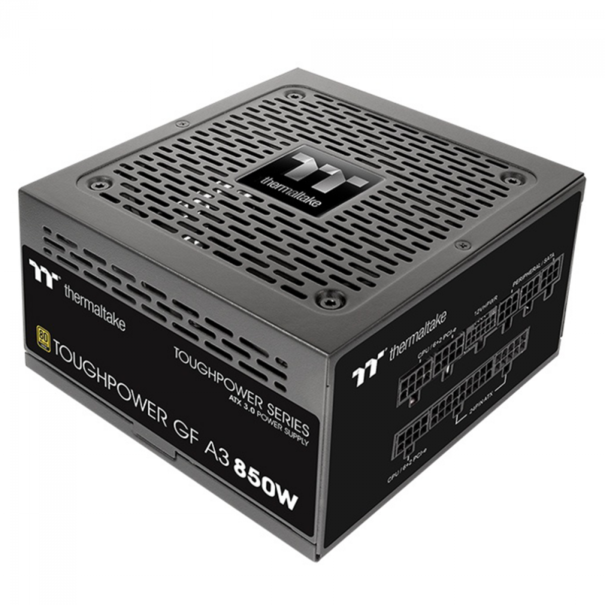 Fonte Thermaltake Toughpower GF A3, 850W, 80 Plus Gold, PFC Ativo, Full Modular, PS-TPD-0850FNFAGB-H