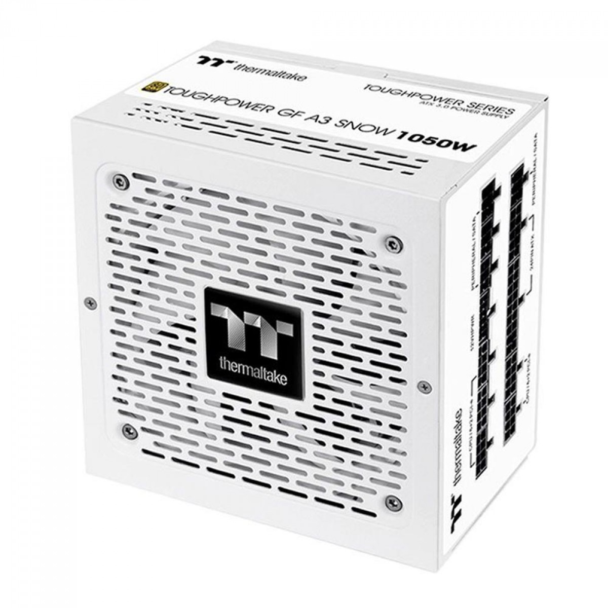 Fonte Thermaltake Toughpower GF A3 Snow, 1050W, 80 Plus Gold, PFC Ativo, Full Modular, Branco, PS-TPD-1050FNFAGB-N