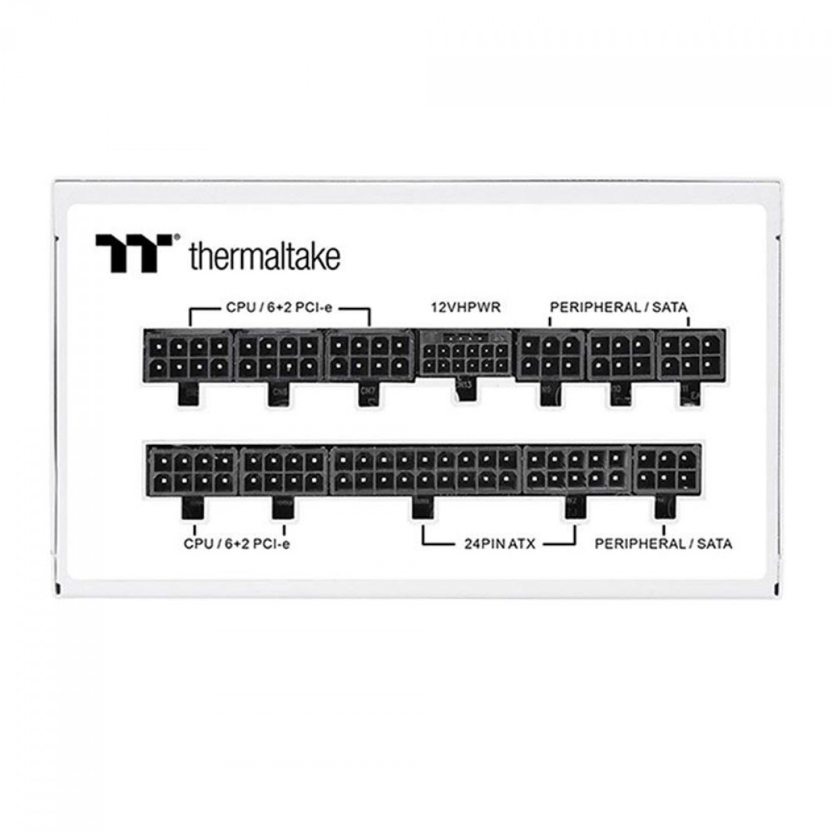 Fonte Thermaltake Toughpower GF A3 Snow, 1050W, 80 Plus Gold, PFC Ativo, Full Modular, Branco, PS-TPD-1050FNFAGE-N