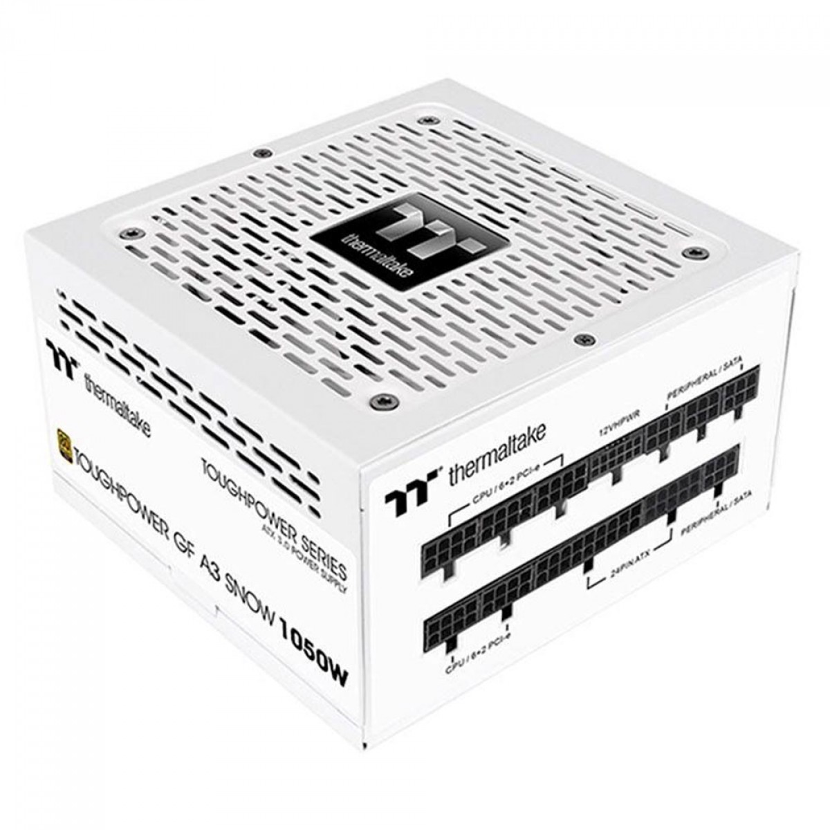 Fonte Thermaltake Toughpower GF A3 Snow, 1050W, 80 Plus Gold, PFC Ativo, Full Modular, Branco, PS-TPD-1050FNFAGE-N